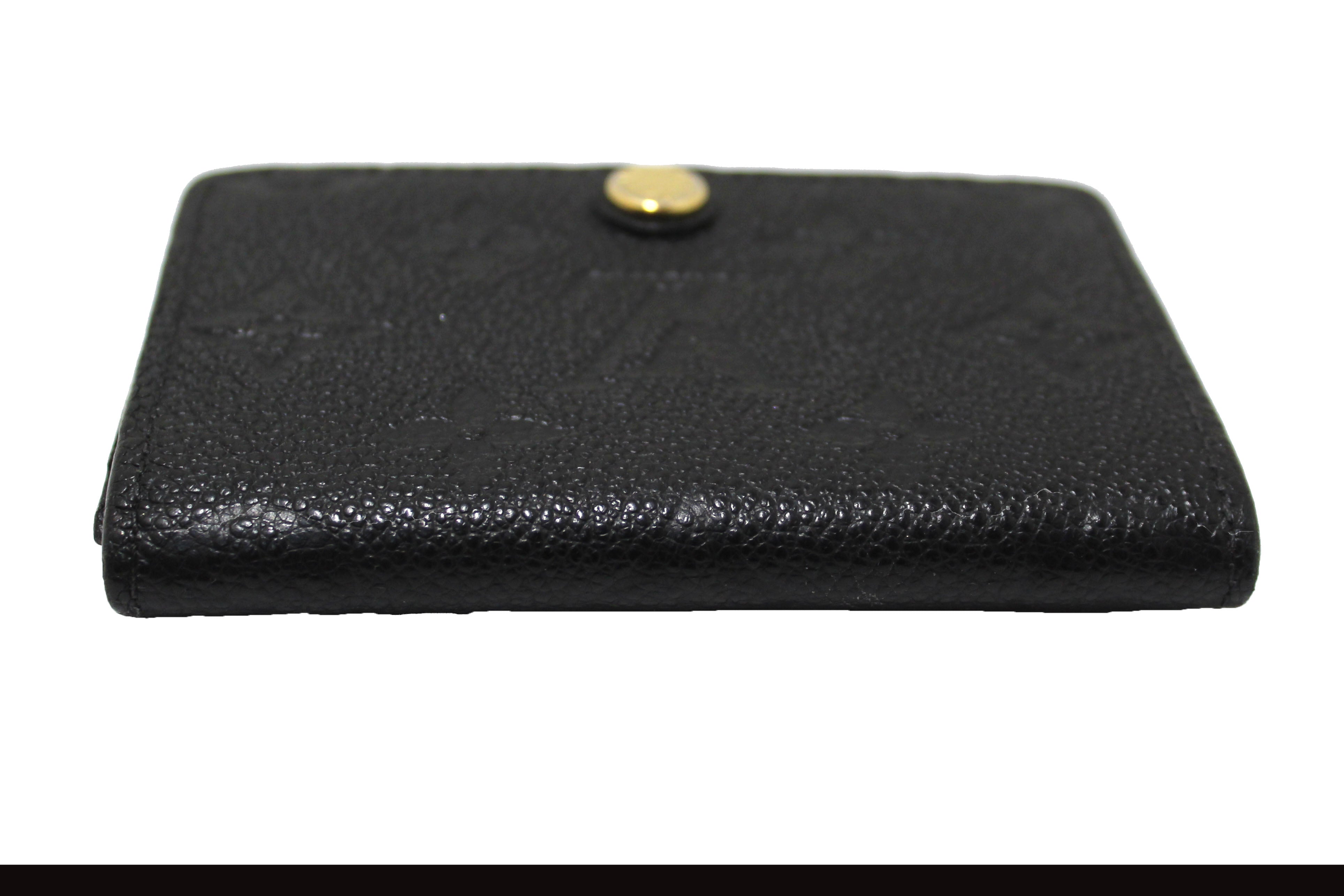 Louis Vuitton LV Monogram Empreinte Leather Card Holder - Black Wallets,  Accessories - LOU810126