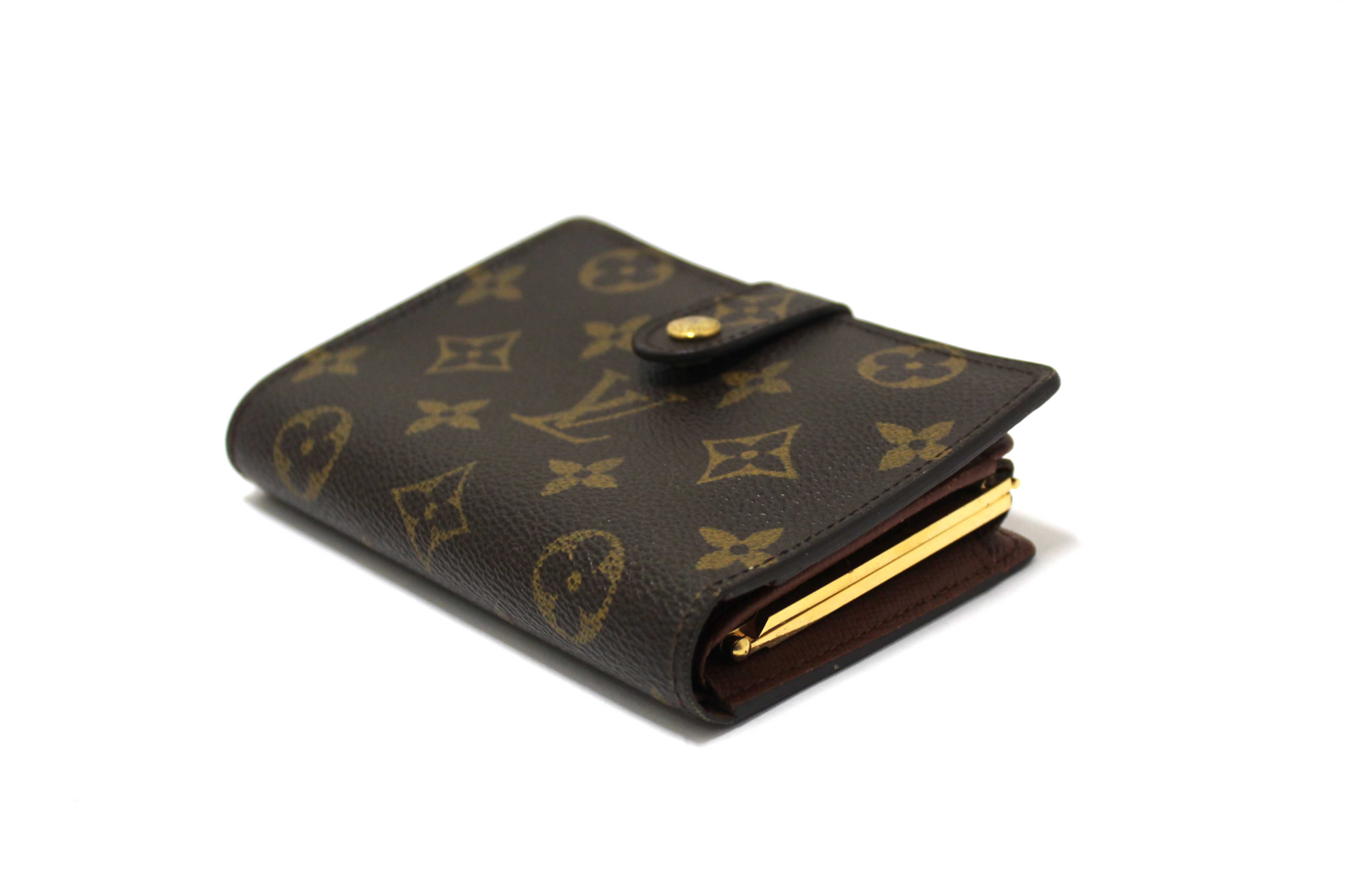 Authentic Louis Vuitton Monogram Canvas French Wallet