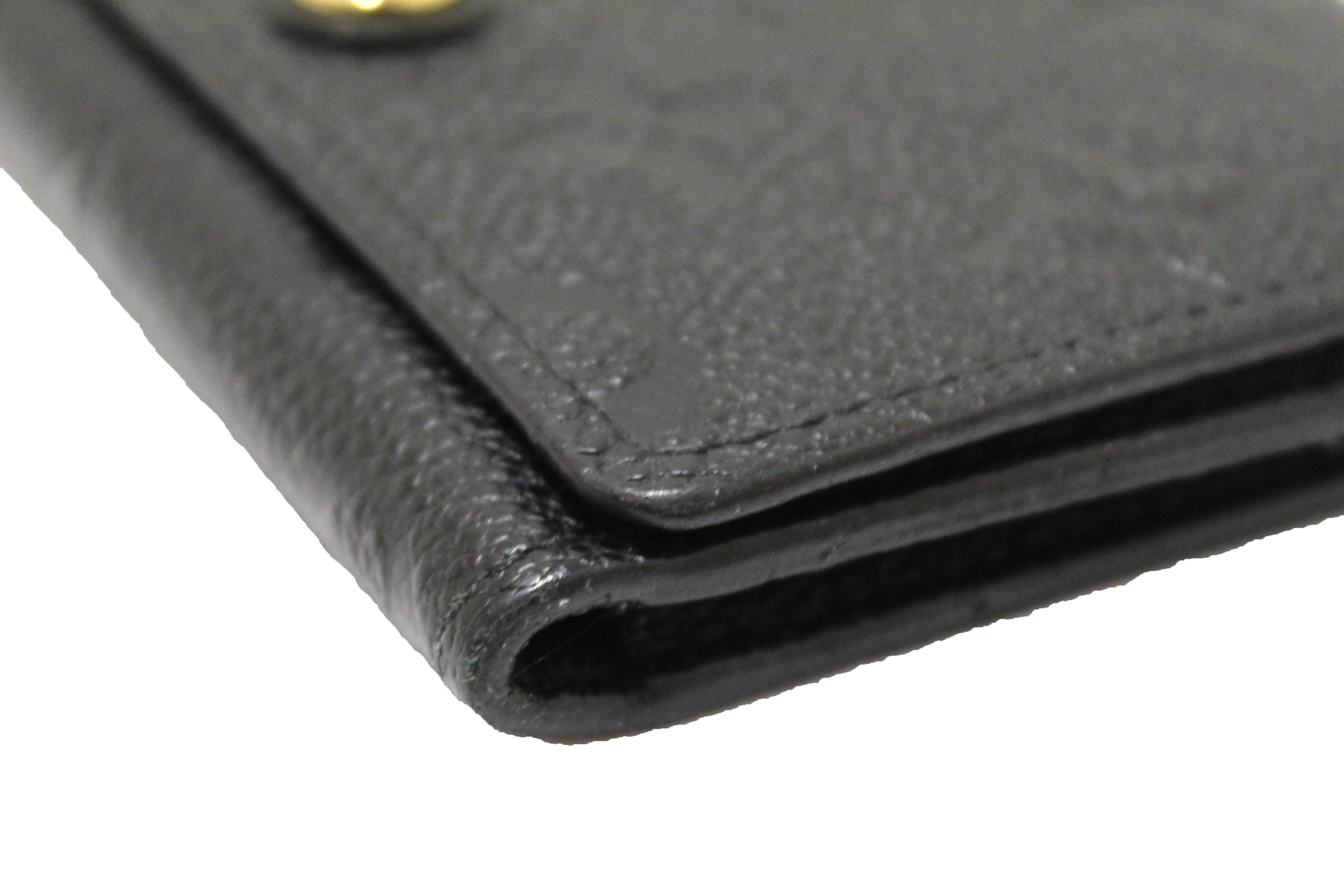 Louis Vuitton Empreinte Business Card Holder Black 563351