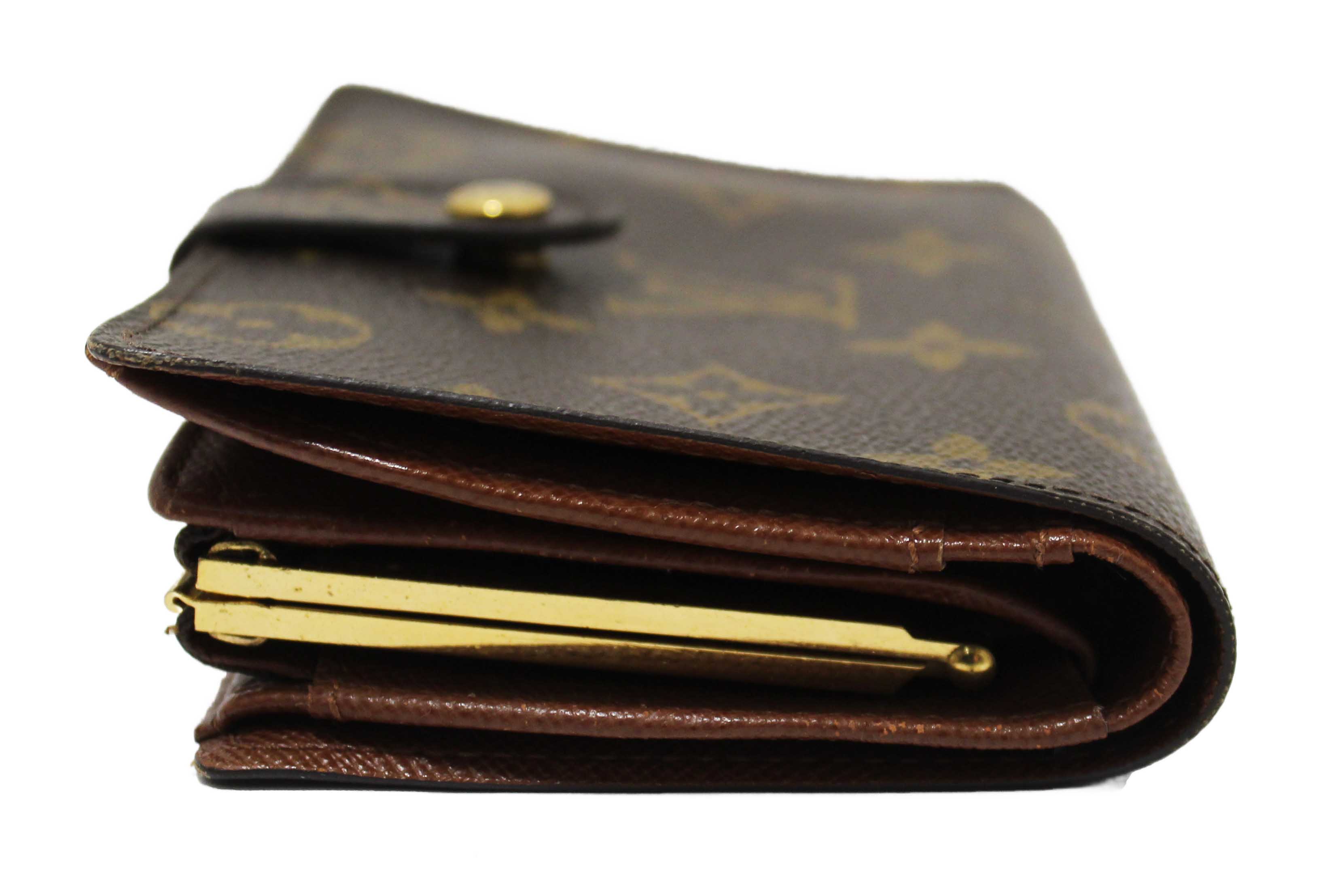 Authentic Louis Vuitton Monogram Canvas French Wallet
