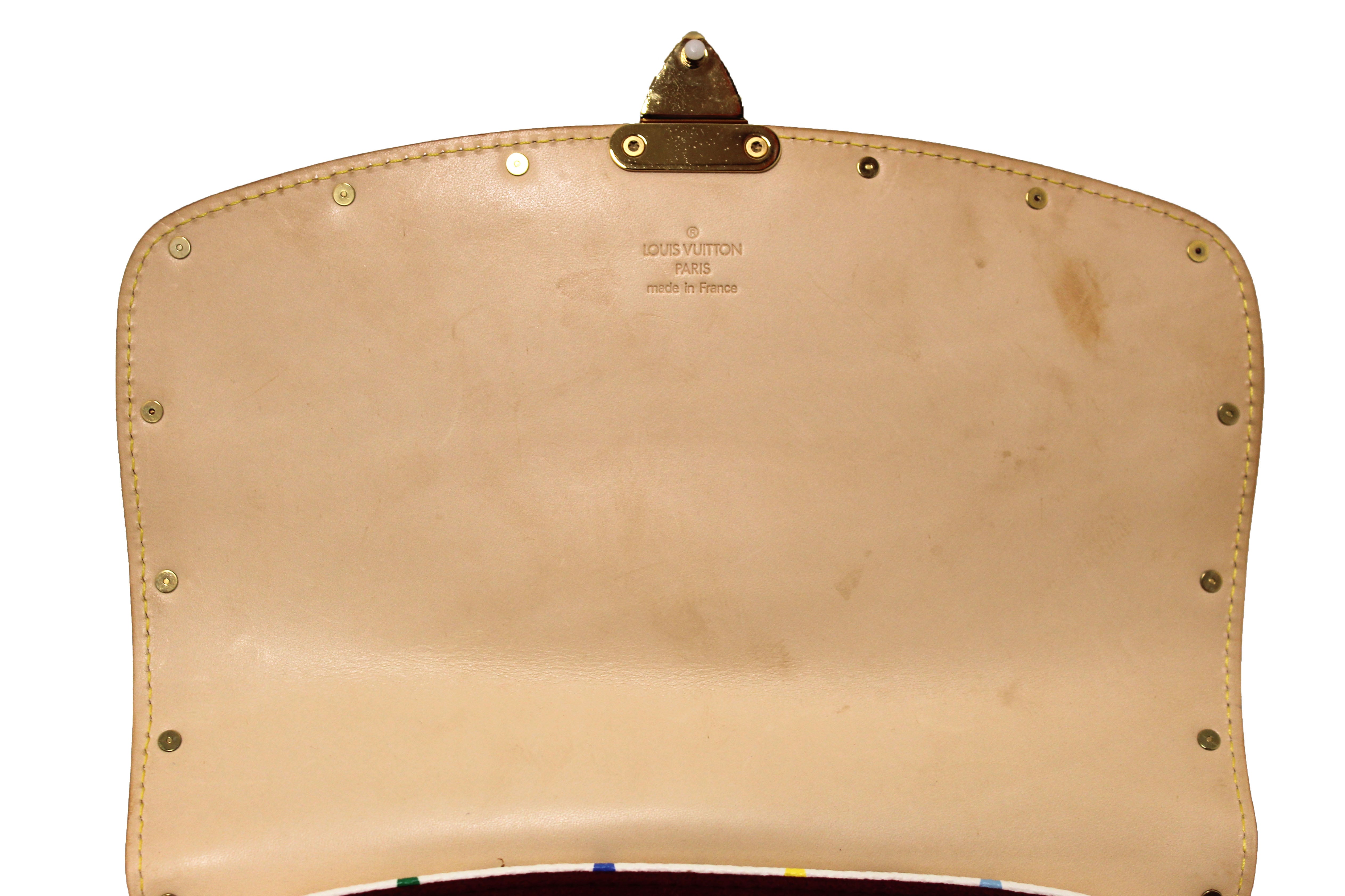 Sologne cloth handbag Louis Vuitton White in Cloth - 28331226