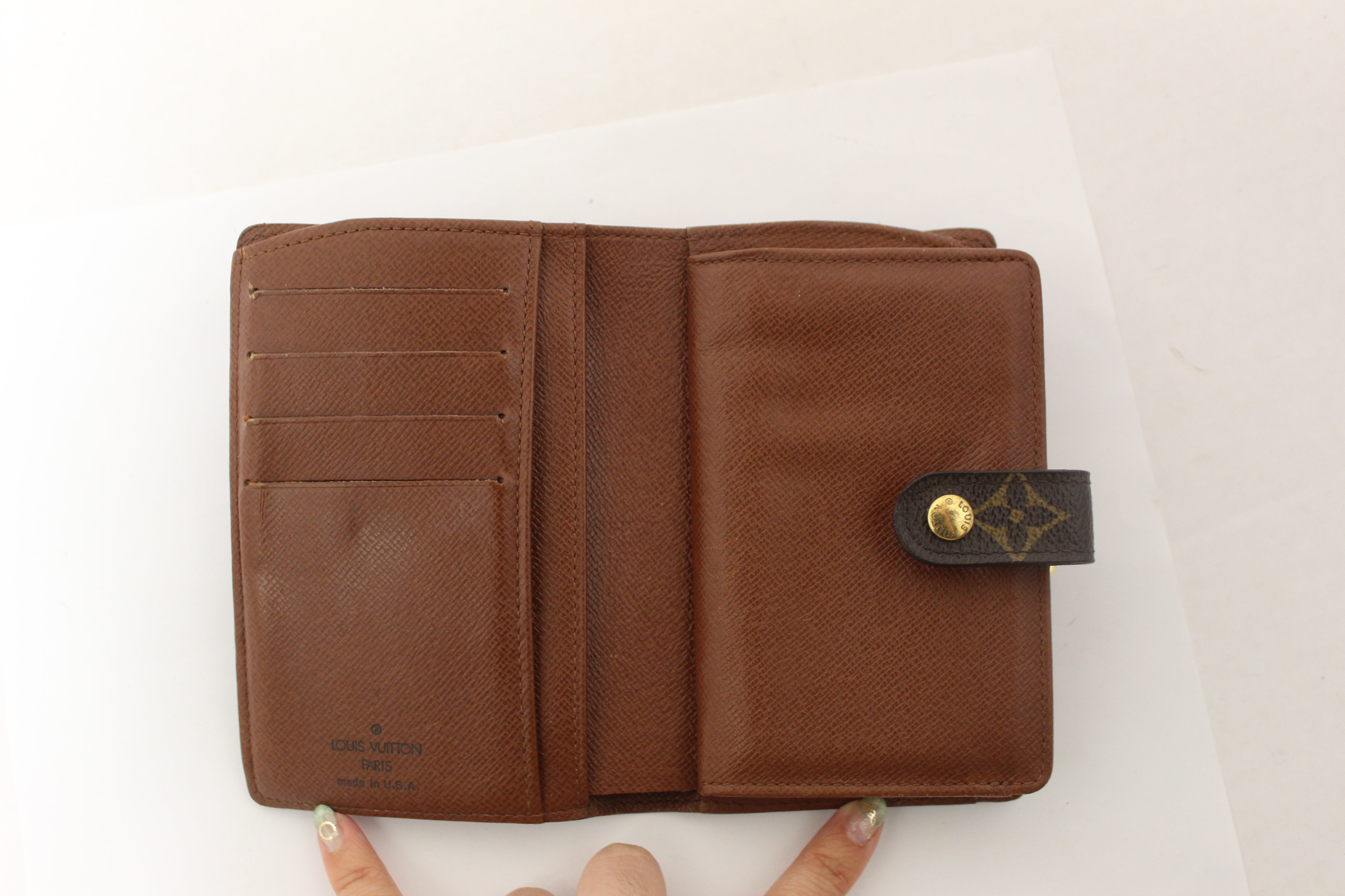 Authentic Louis Vuitton Monogram Canvas French Wallet