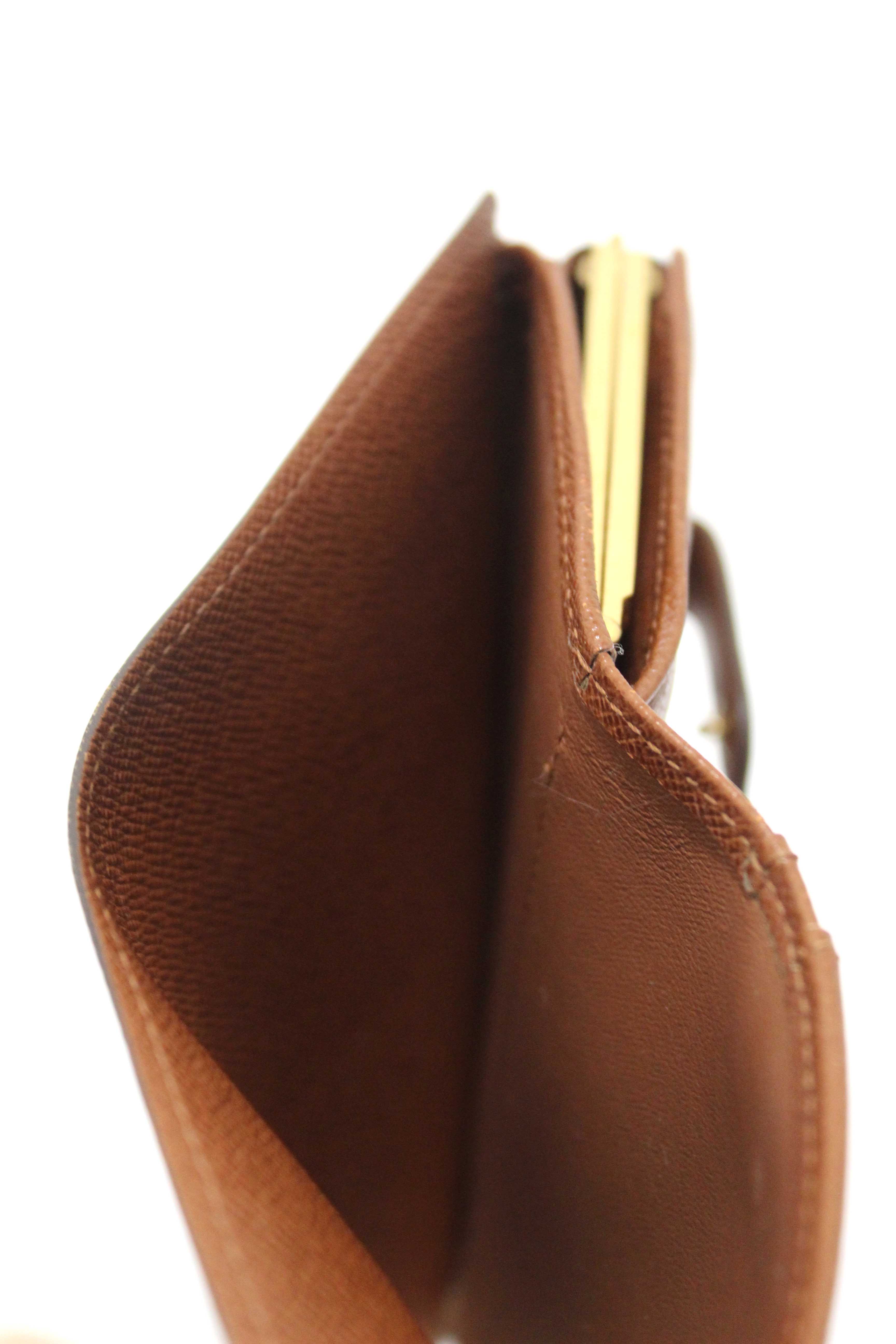 Authentic Louis Vuitton Monogram Canvas French Wallet