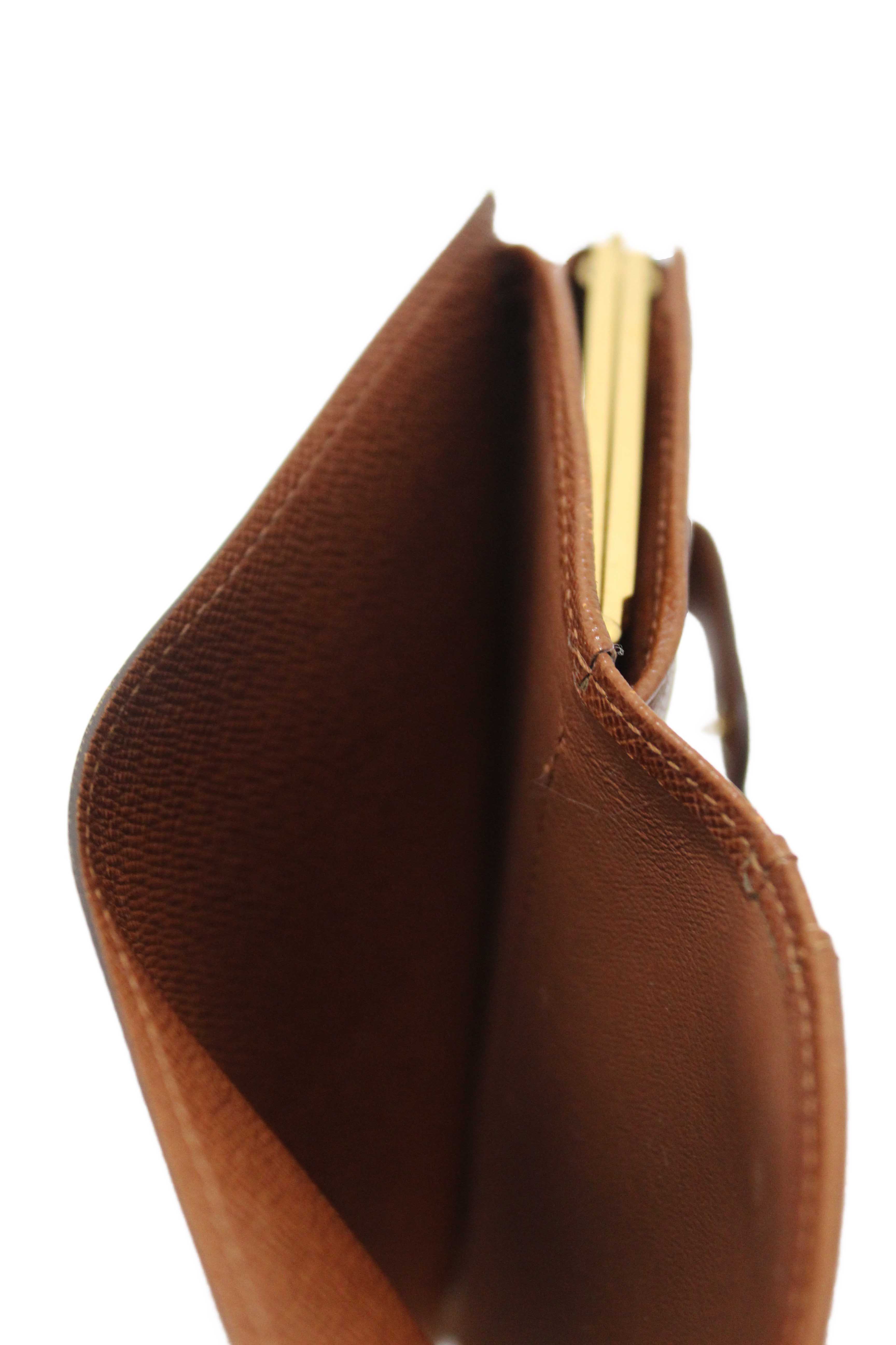 Authentic Louis Vuitton Monogram Canvas French Wallet