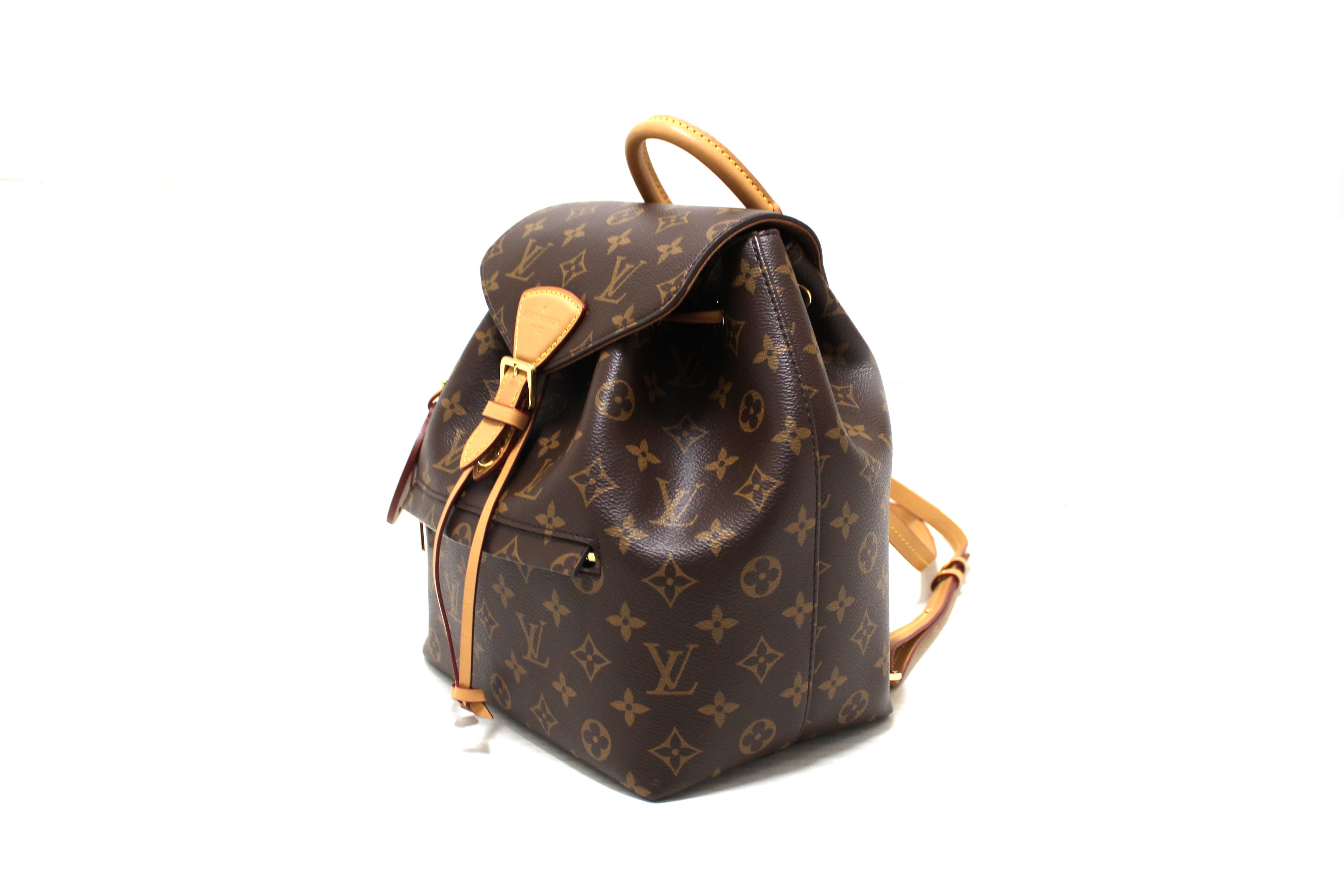 louis vuitton backpack montsouris monogram nm brown Authentic Louis Vuitton Classic Monogram Brown Montsouris PM Backpack – Paris Station Shop