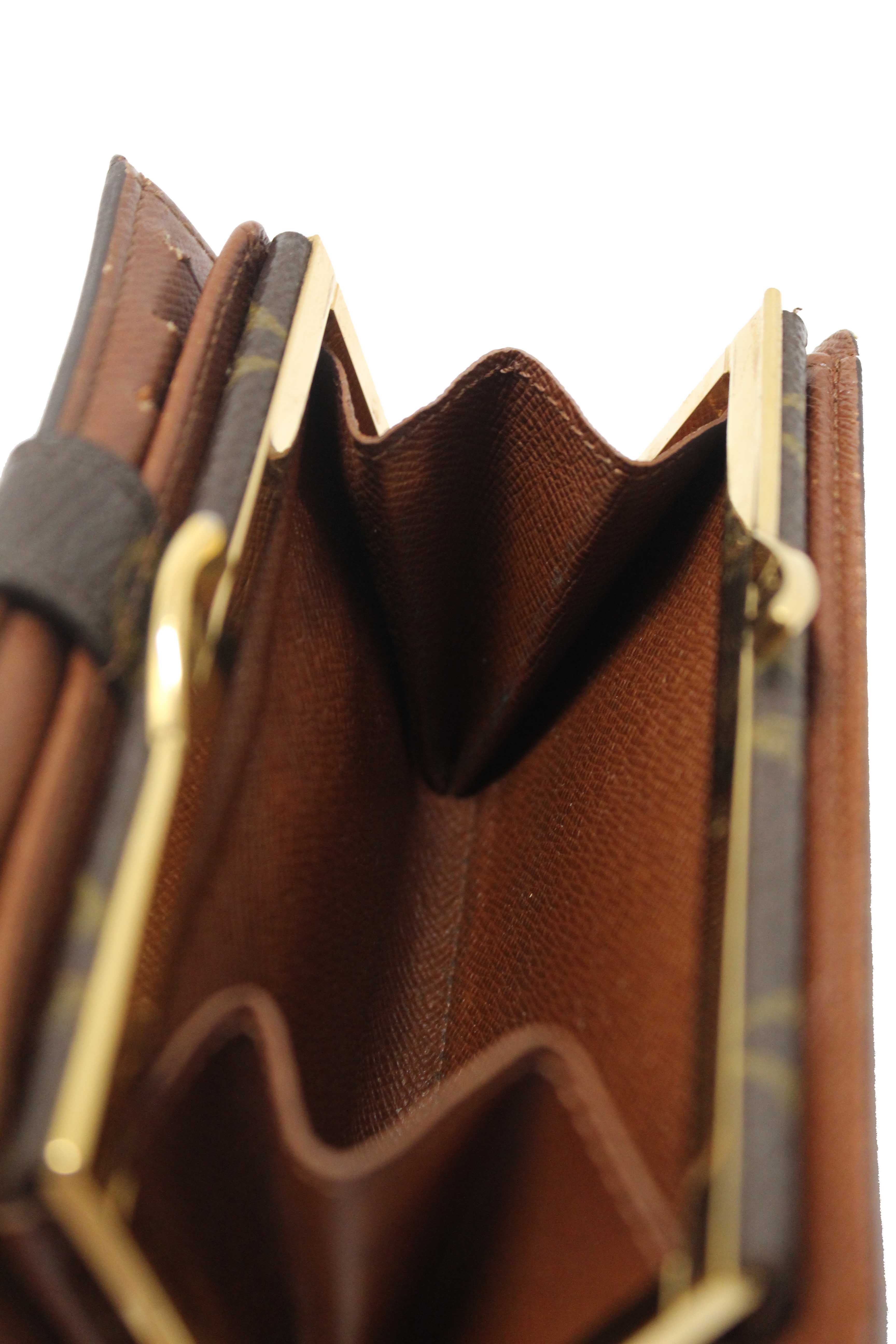 Authentic Louis Vuitton Monogram Canvas French Wallet