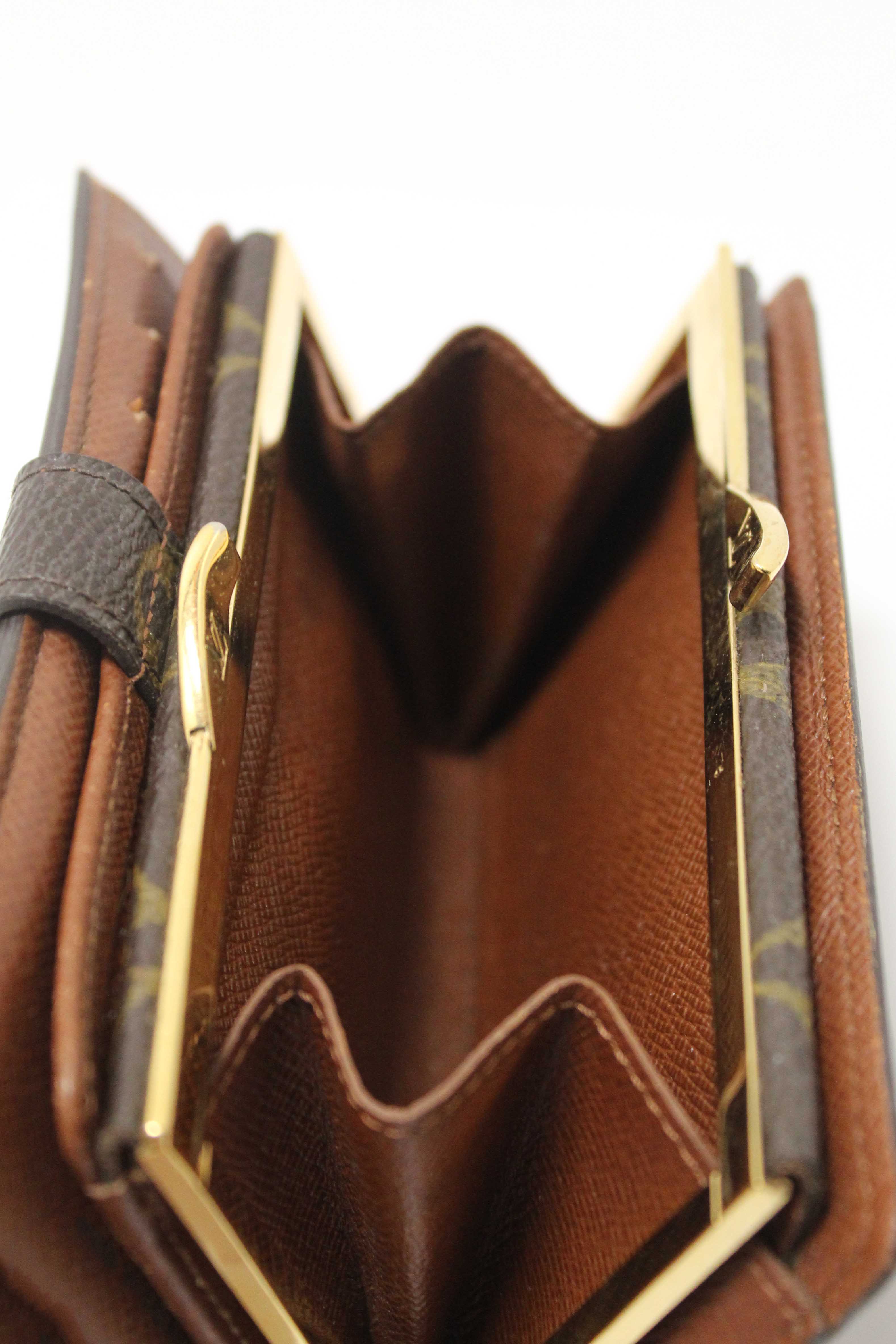 Authentic Louis Vuitton Monogram Canvas French Wallet