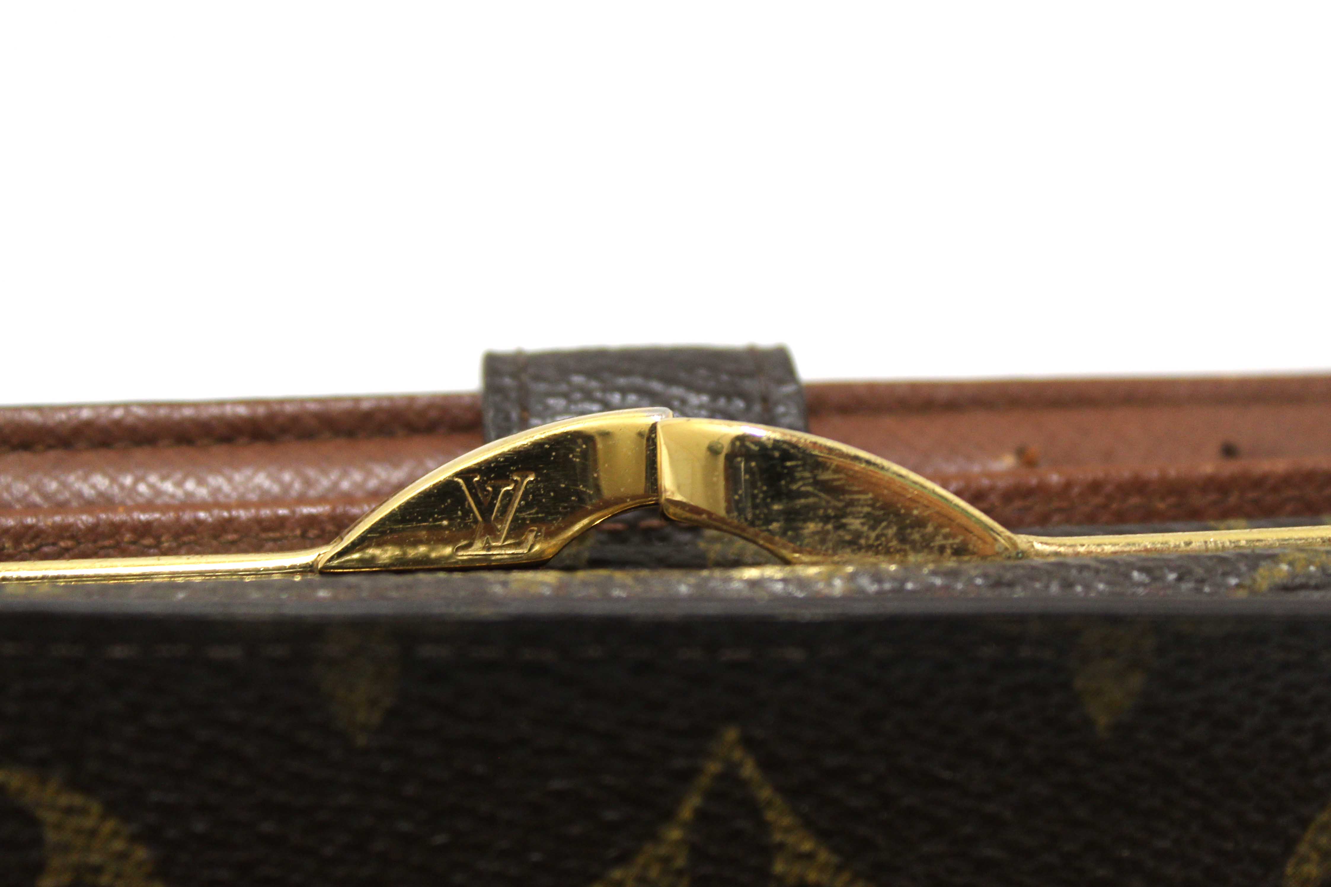 Authentic Louis Vuitton Monogram Canvas French Wallet