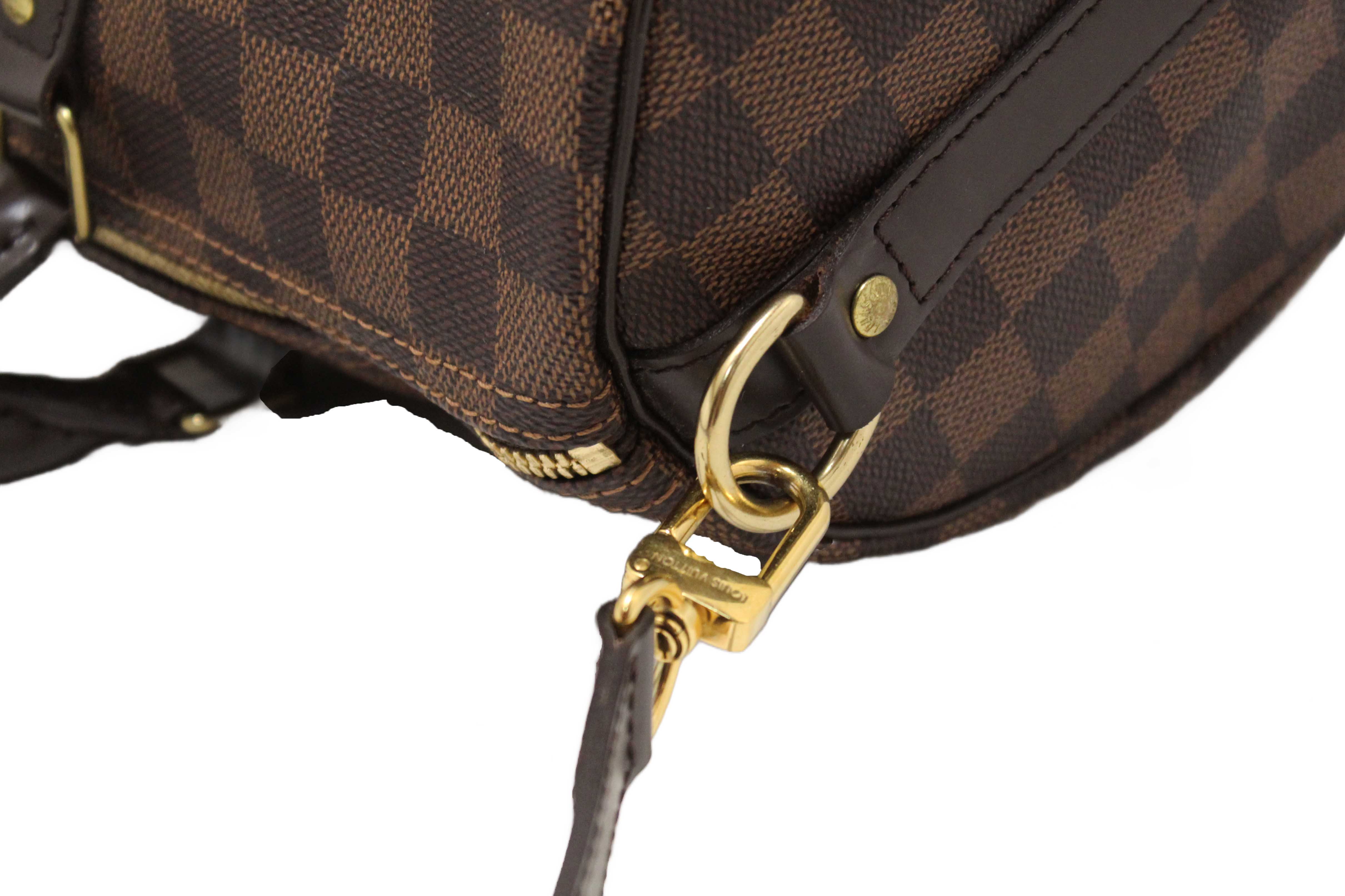 Authentic Louis Vuitton Damier Ebene Speedy 35 Bandouliere Bag