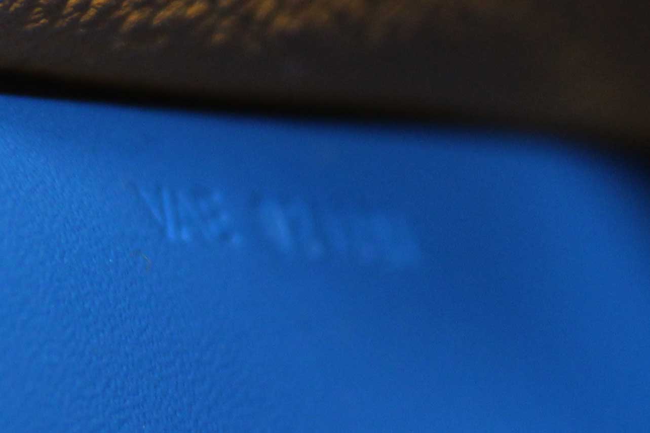 Authentic Goyard Blue Goyardine Canvas Saint-Sulpice Card Holder