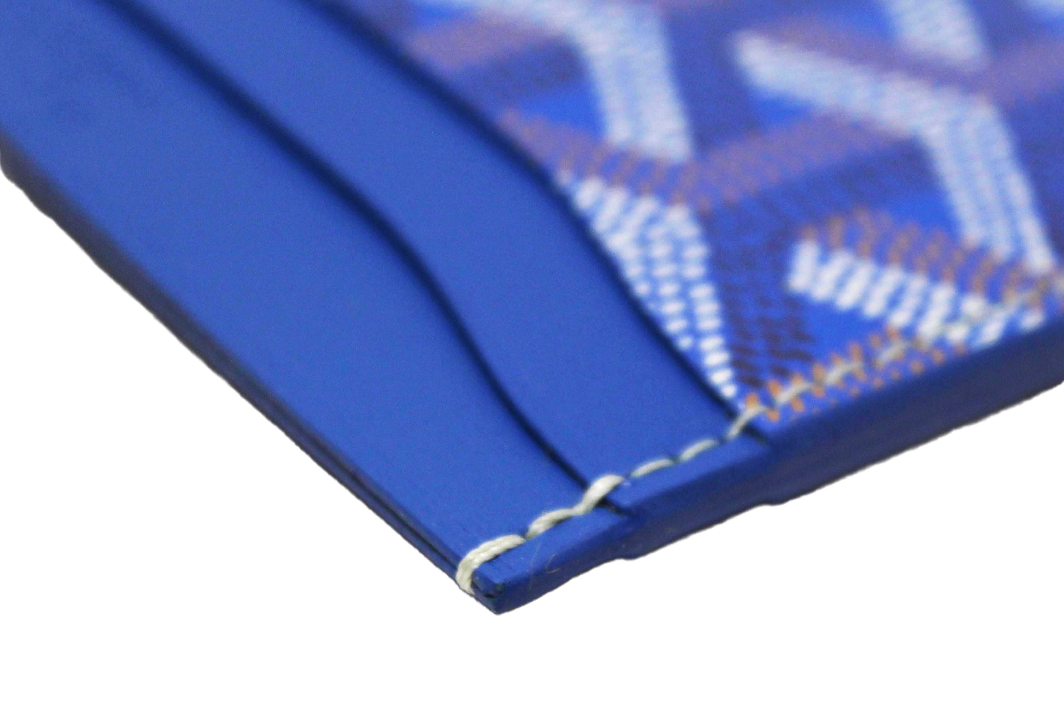 Authentic Goyard Blue Goyardine Canvas Saint-Sulpice Card Holder