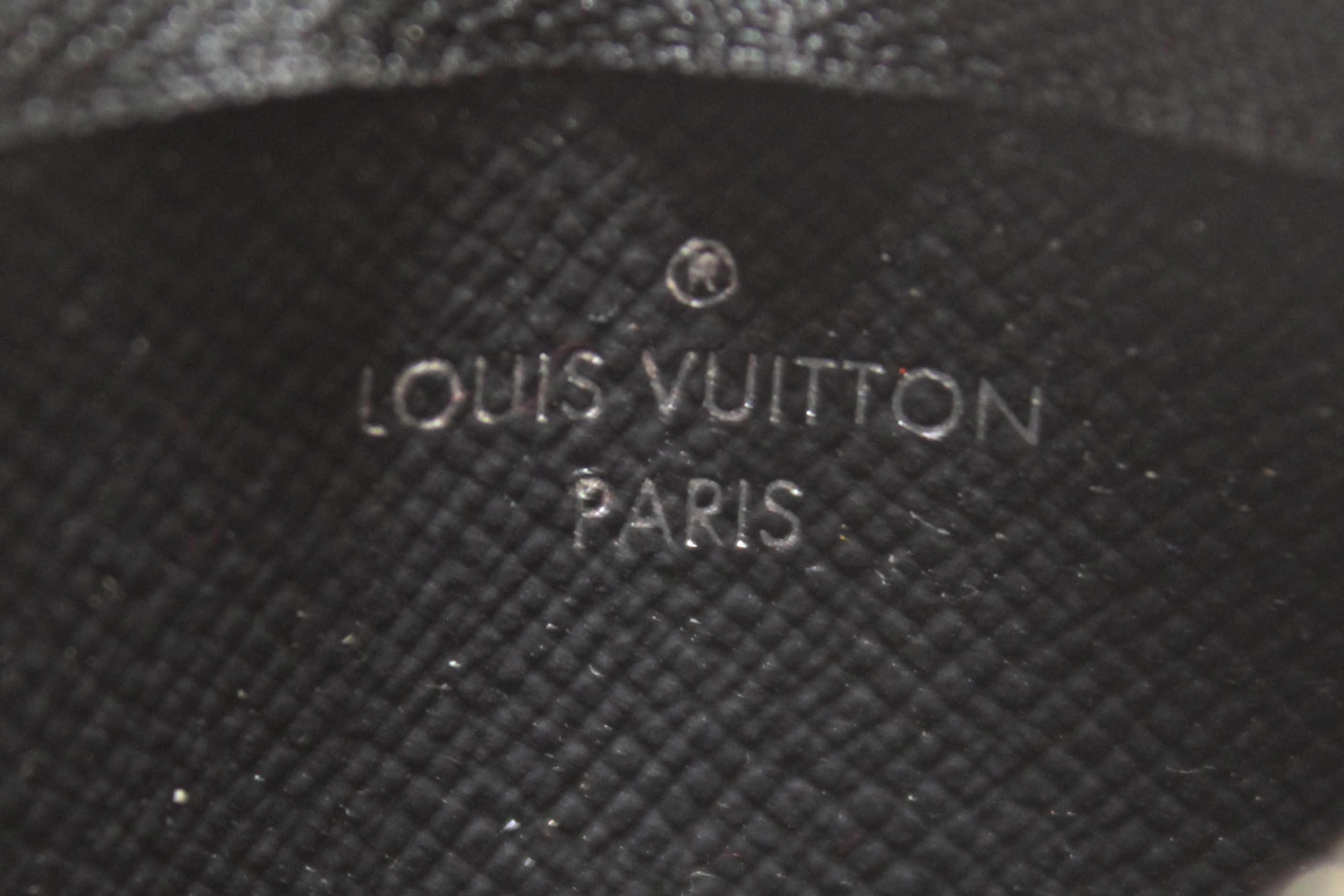 Authentic Louis Vuitton Monogram Eclipse Reverse Key Pouch