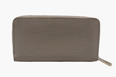 Authentic Louis Vuitton Grey Epi Leather Zippy Wallet