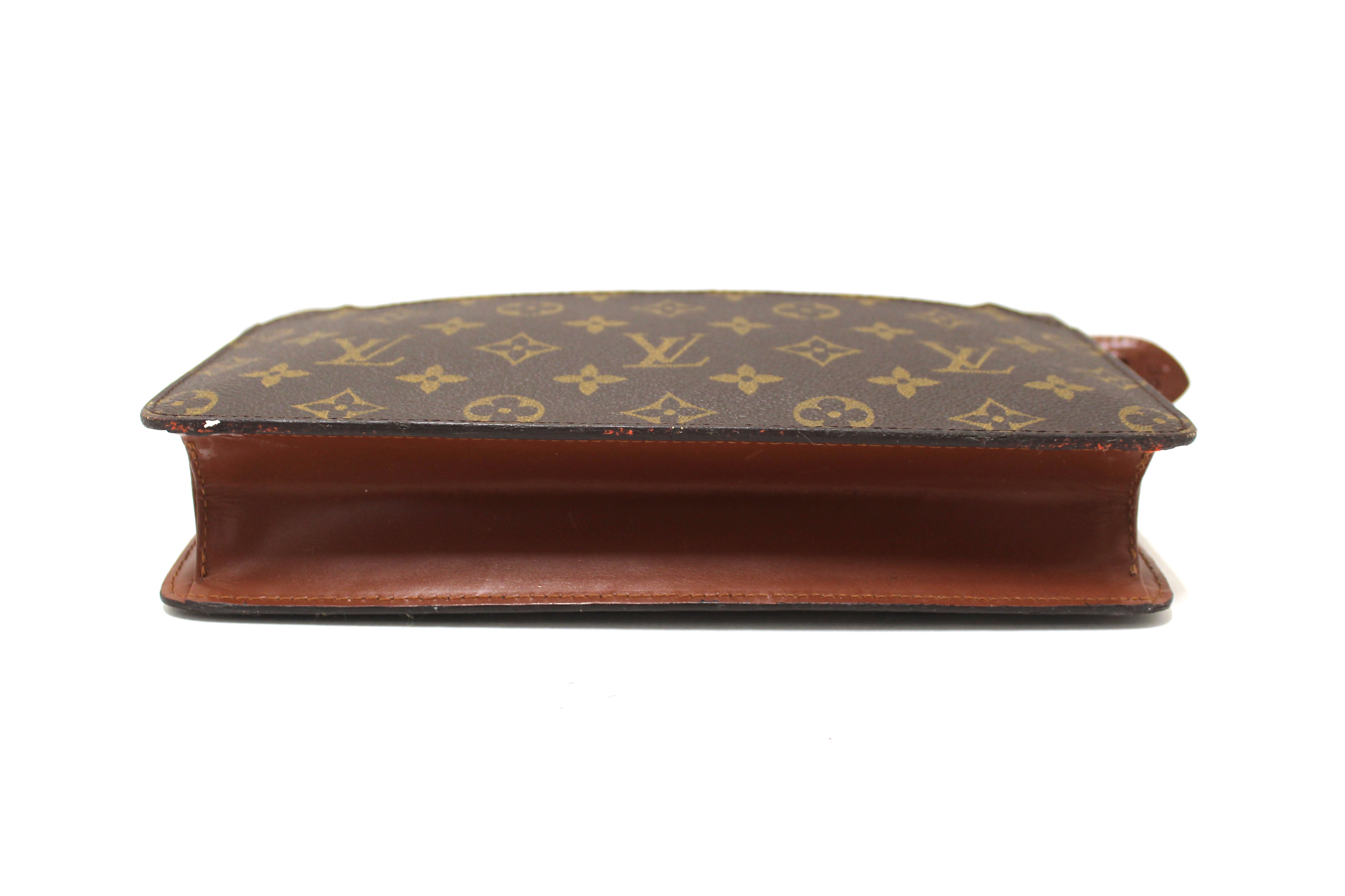 Authentic Louis Vuitton Classic Monogram Pochette Homme Clutch