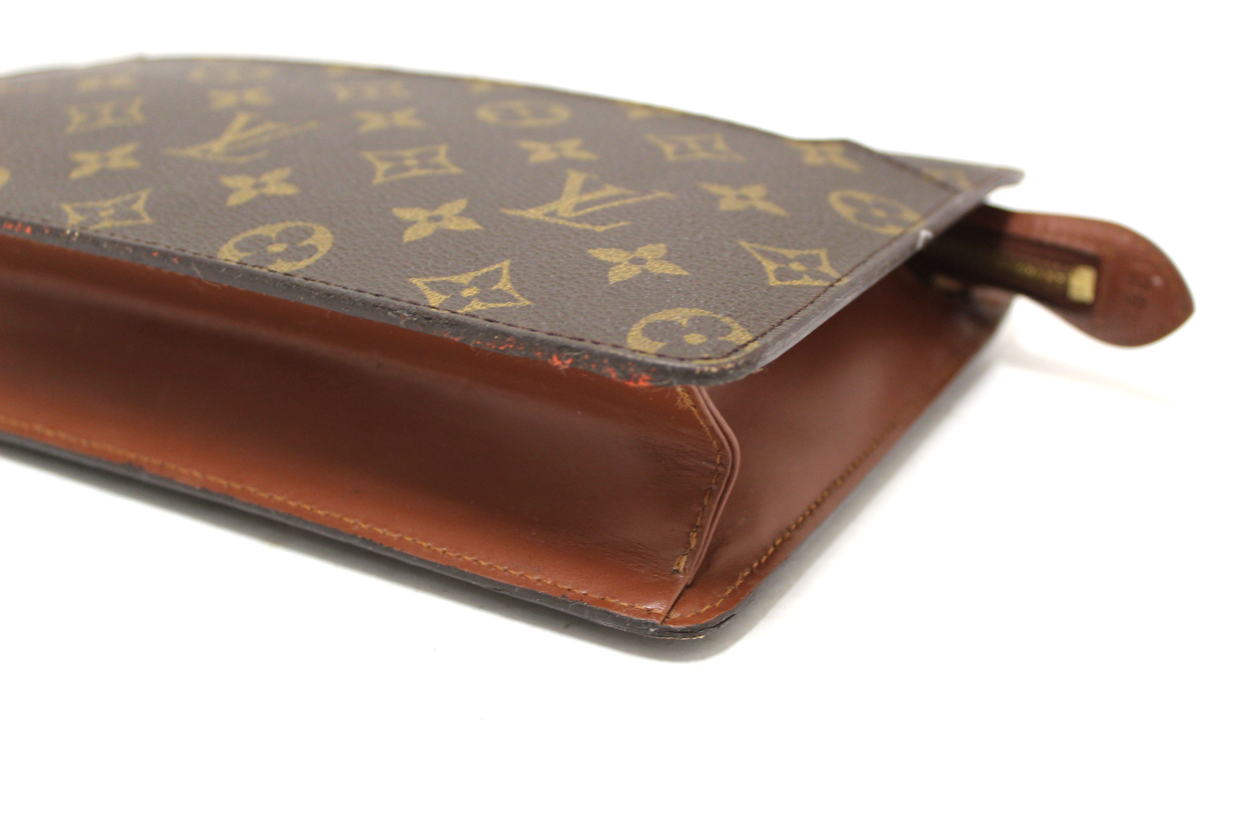 Authentic Louis Vuitton Classic Monogram Pochette Homme Clutch