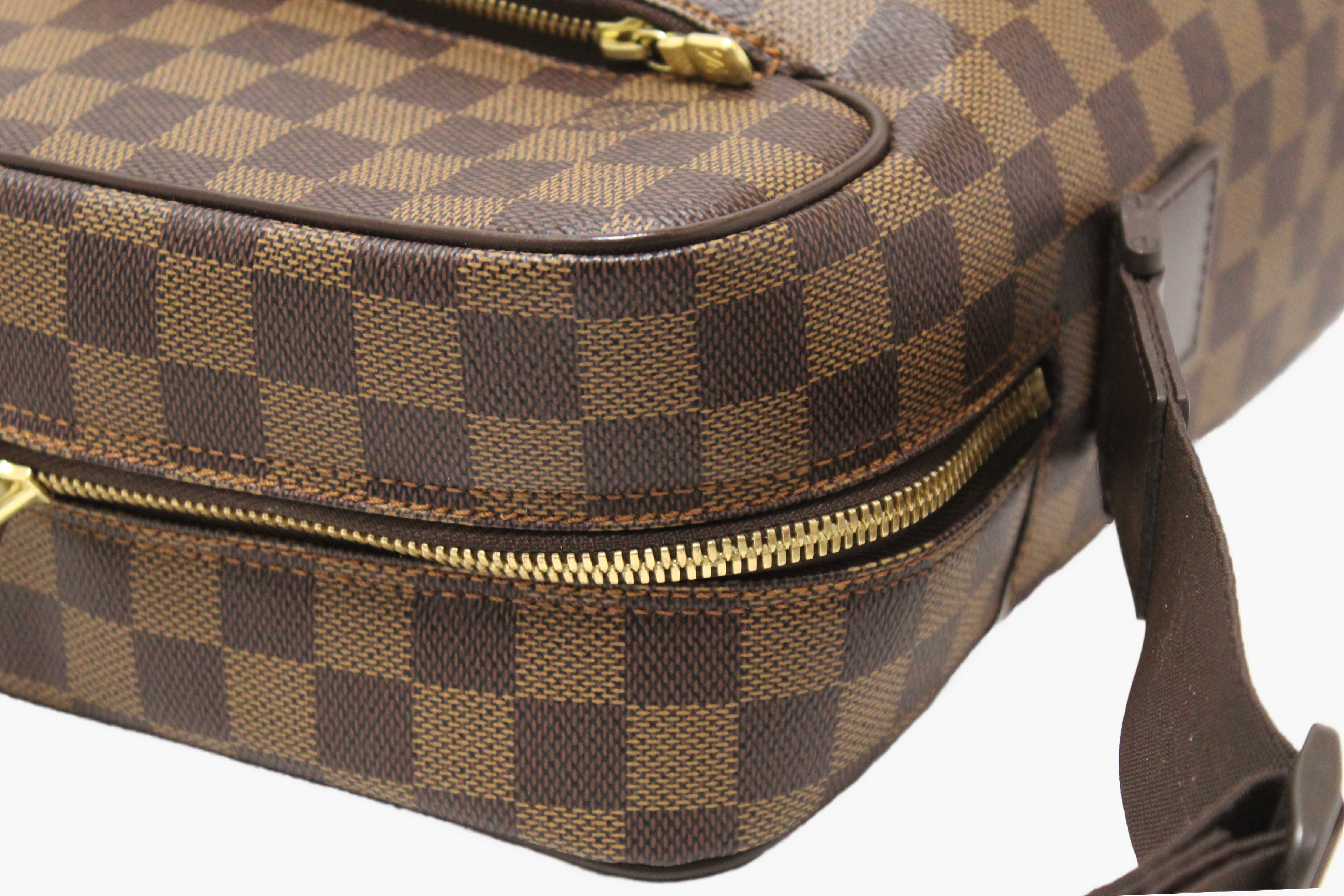 Authentic Louis Vuitton Damier Ebene Canvas Olav Messenger Bag