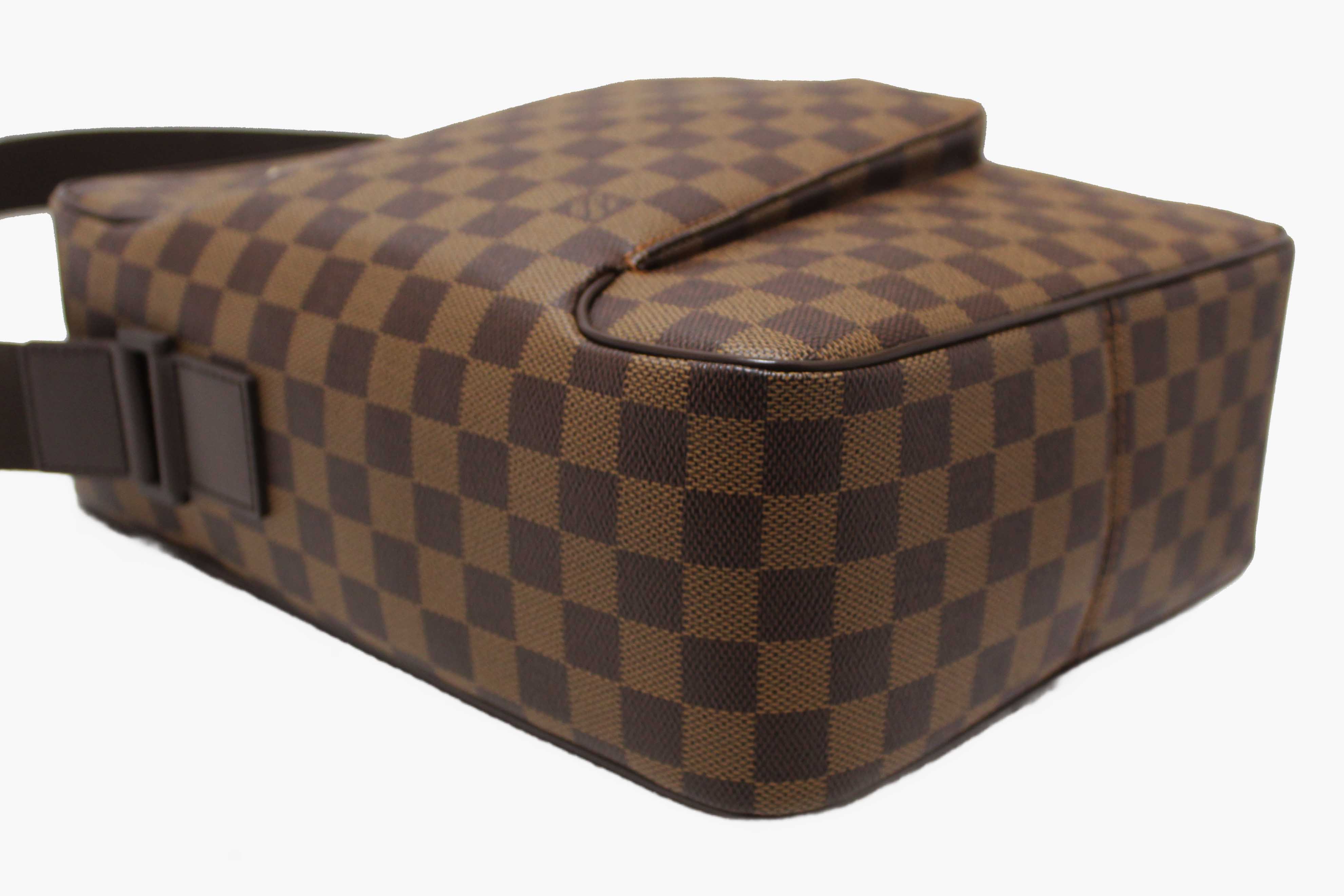 Authentic Louis Vuitton Damier Ebene Canvas Olav Messenger Bag