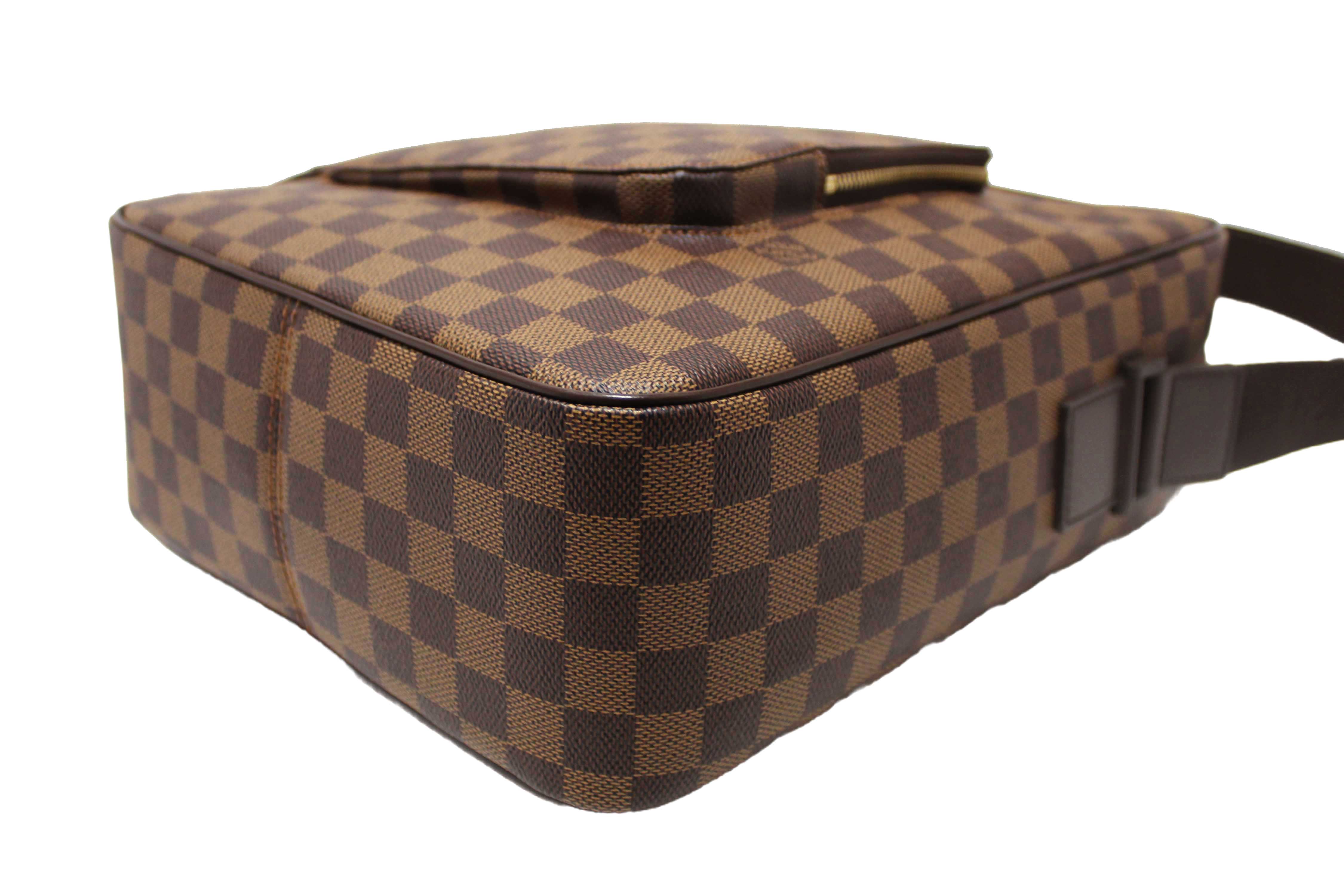 Authentic Louis Vuitton Damier Ebene Canvas Olav Messenger Bag