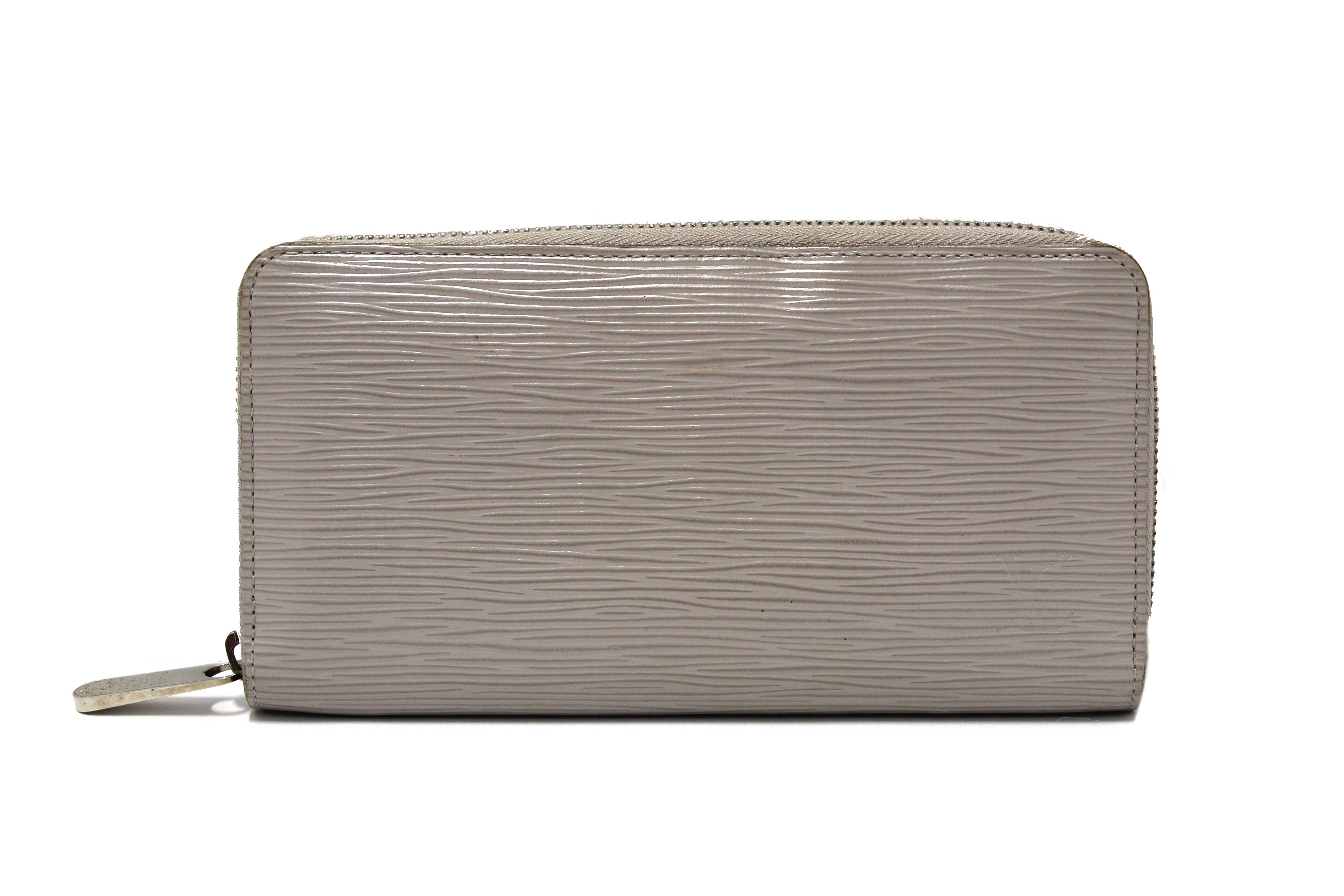 Authentic Louis Vuitton Grey Epi Leather Zippy Wallet