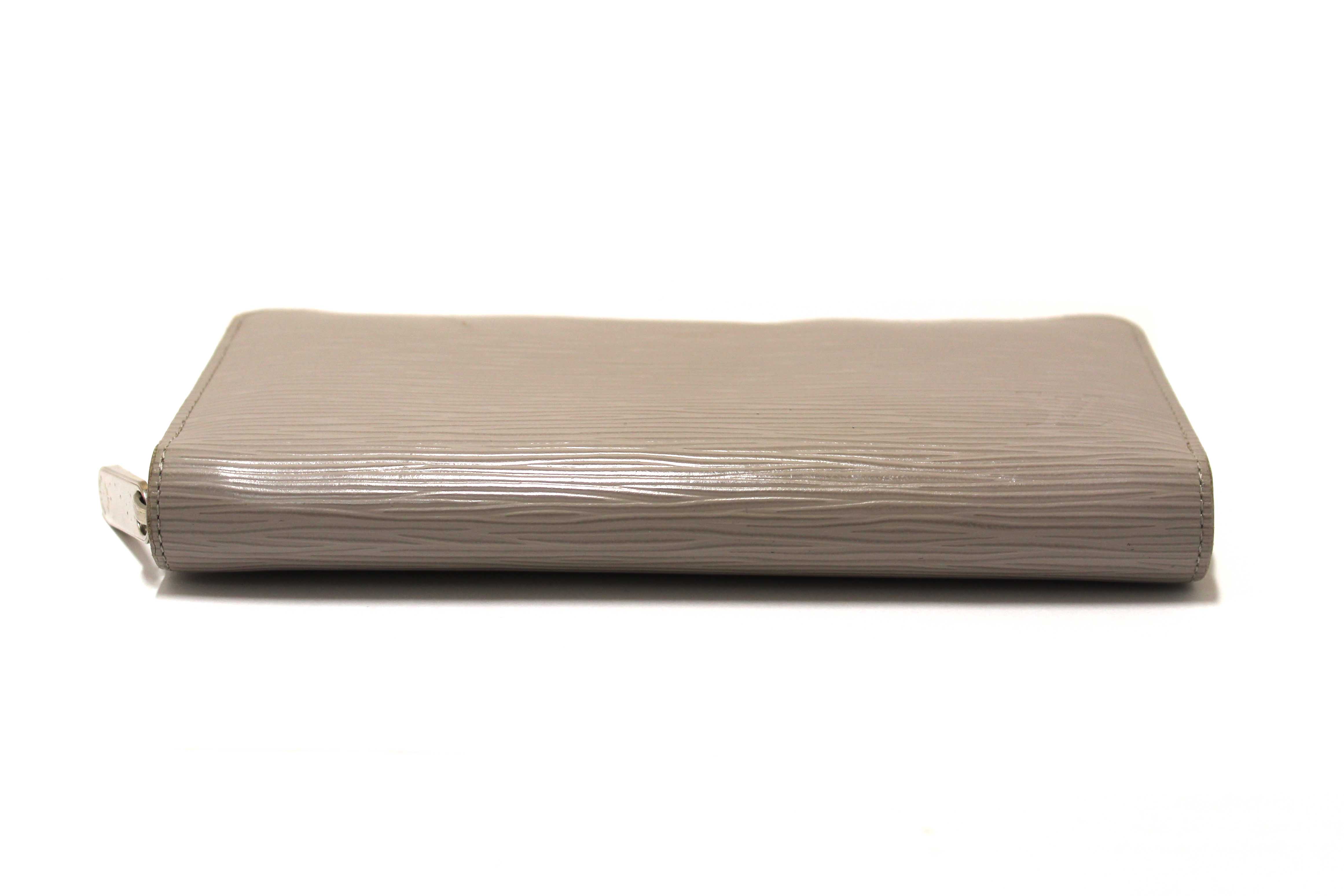 Authentic Louis Vuitton Grey Epi Leather Zippy Wallet