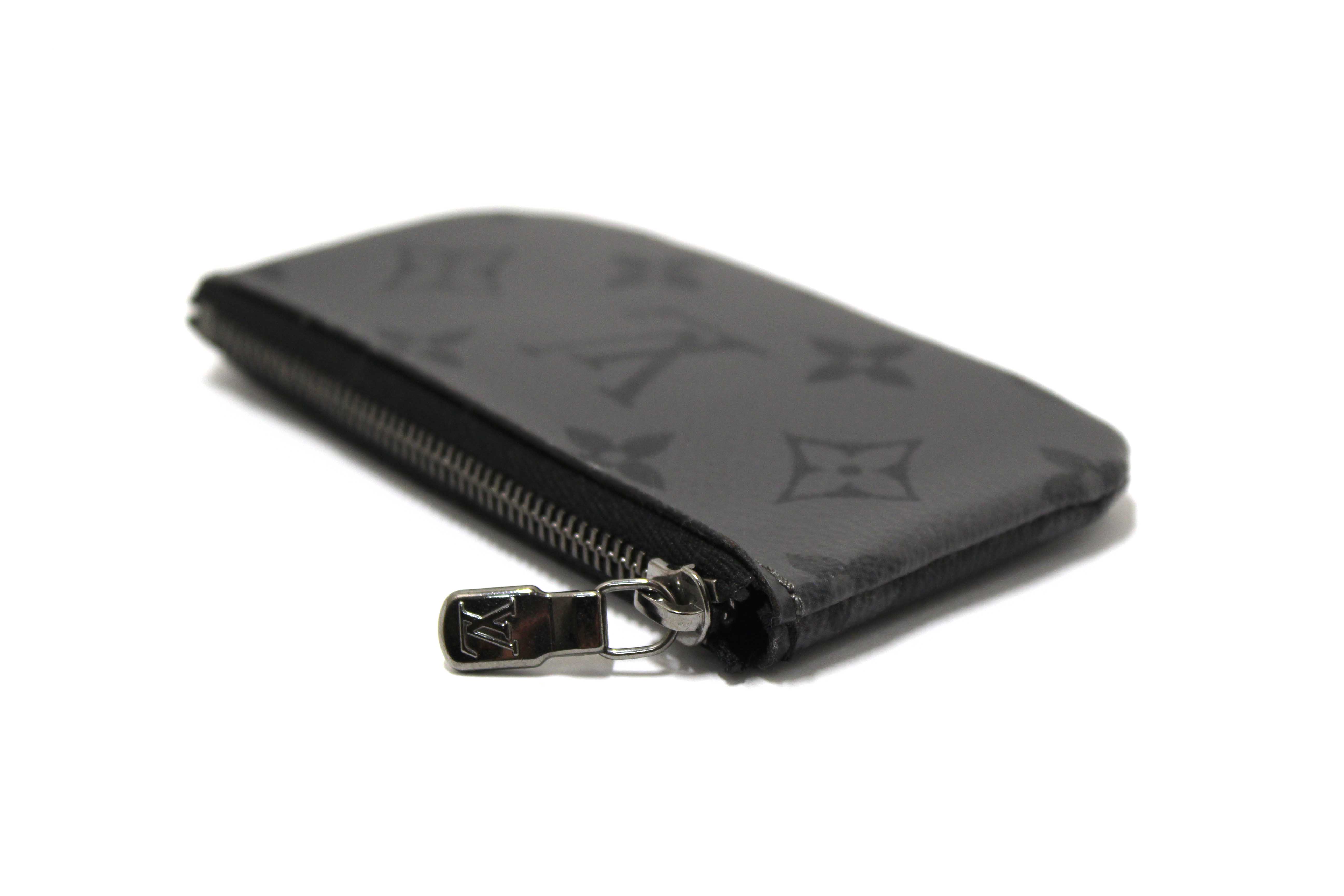 Authentic Louis Vuitton Monogram Eclipse Reverse Key Pouch