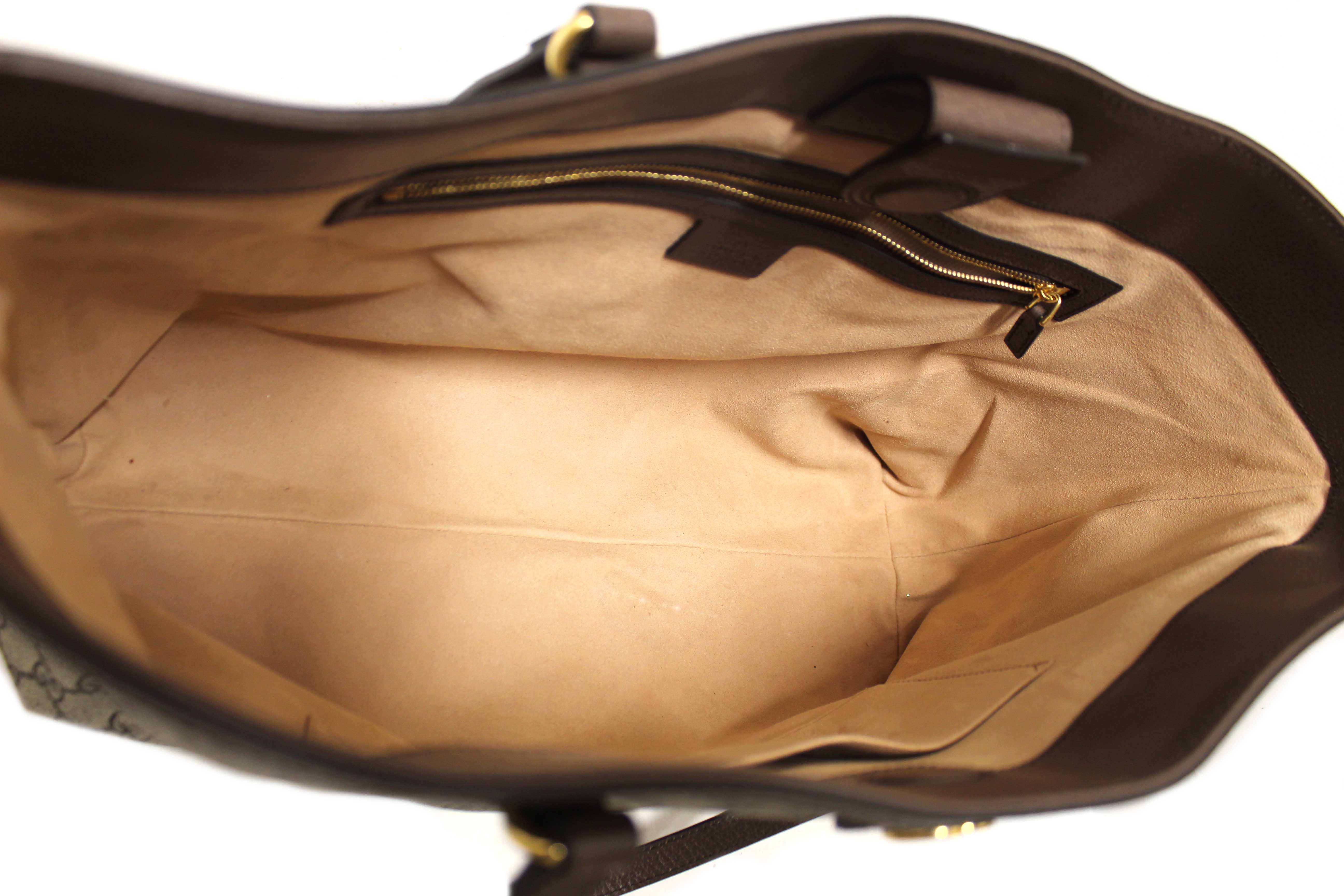 Authentic Gucci GG Supreme Canvas Ophidia Large Shoulder Tote Bag