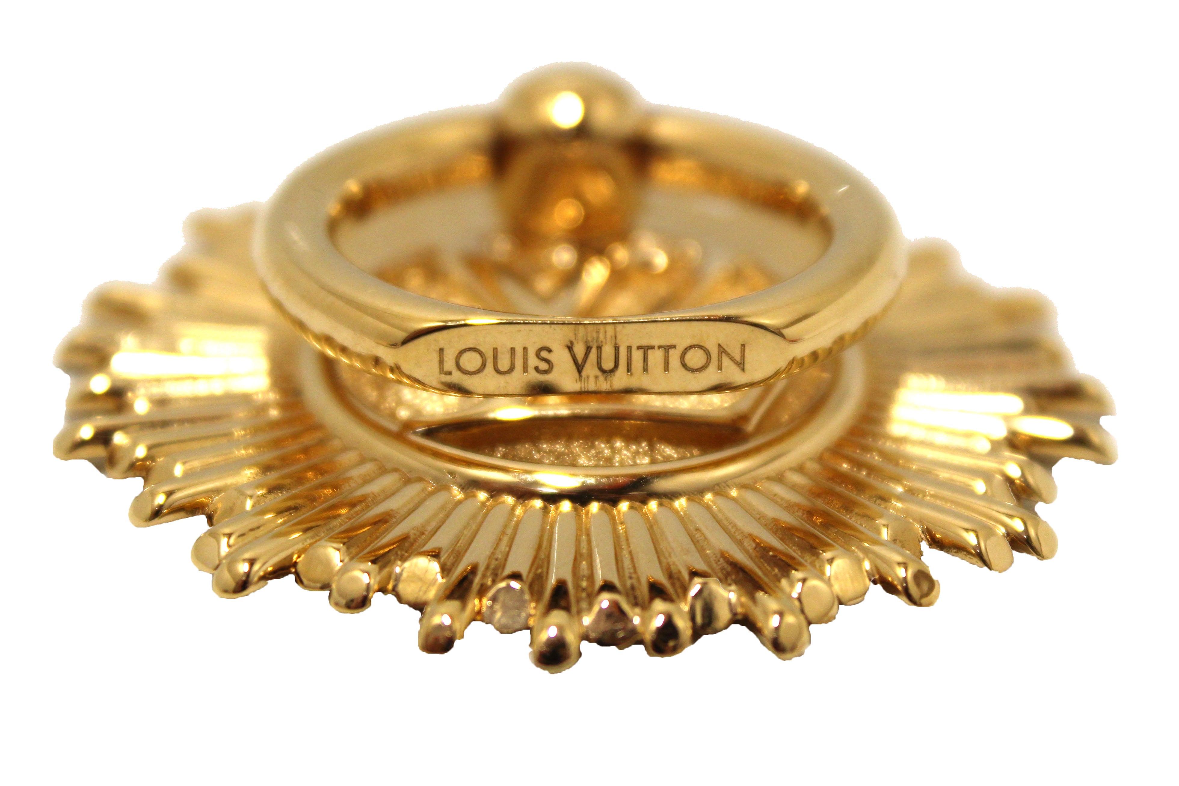 Authentic Louis Vuitton Golden Finishing Vendome Phone Ring