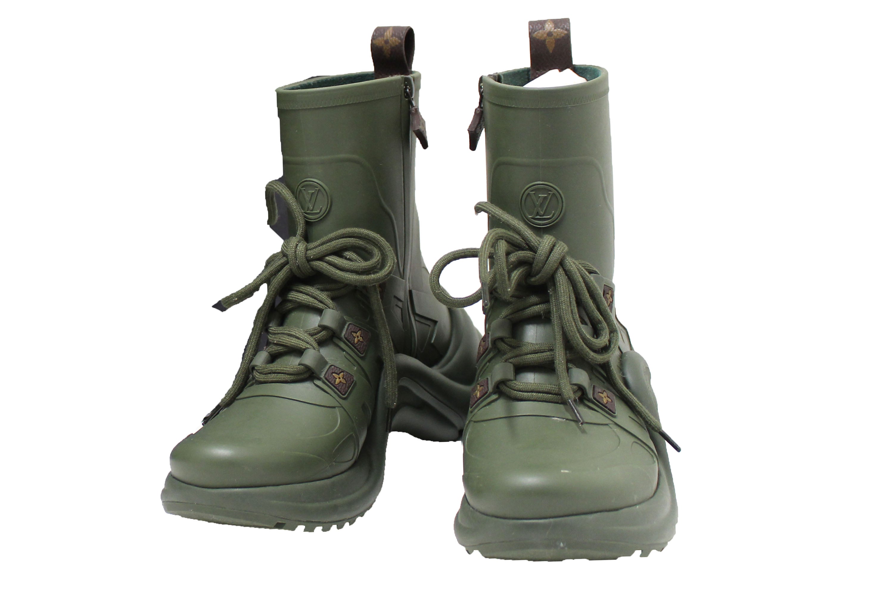 Louis Vuitton, Shoes, Louis Vuitton Archlight Rain Boots Green