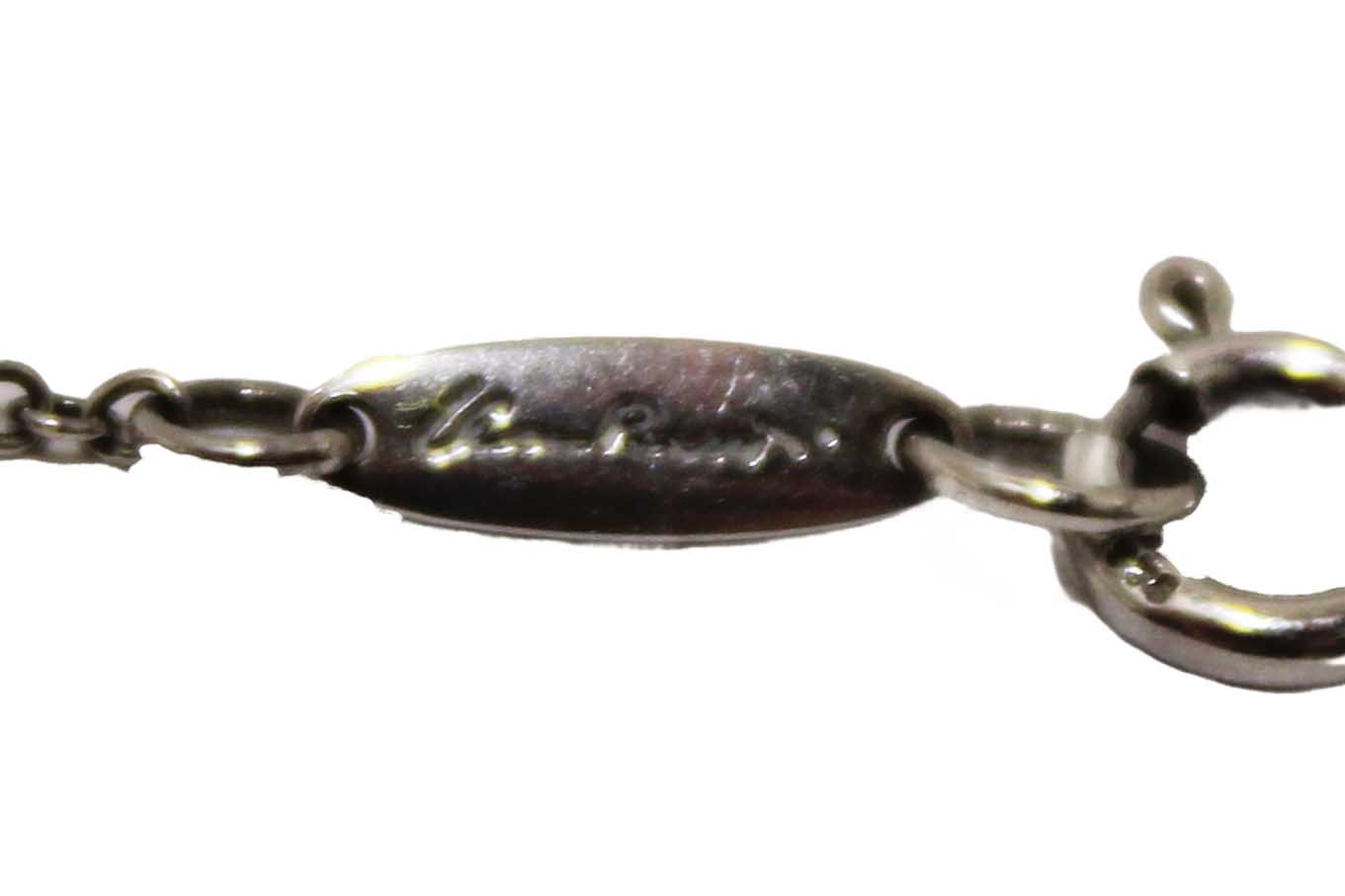 Authentic Tiffany & Co. Sterling Silver Elsa Peretti "d" Small Alphabet Pendant