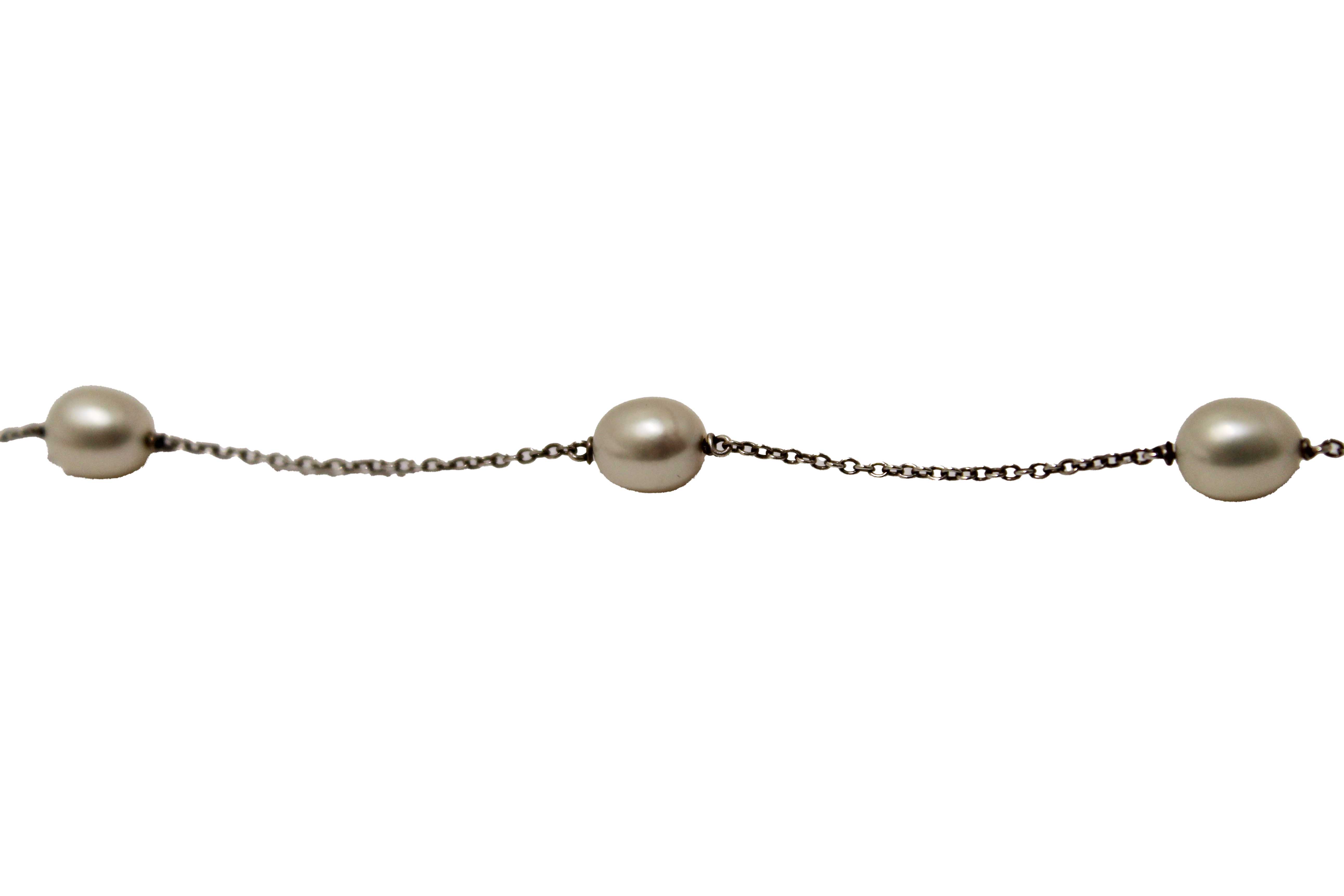 Authentic Tiffany & Co. Elsa Peretti Pearls by the Yard Bracelet