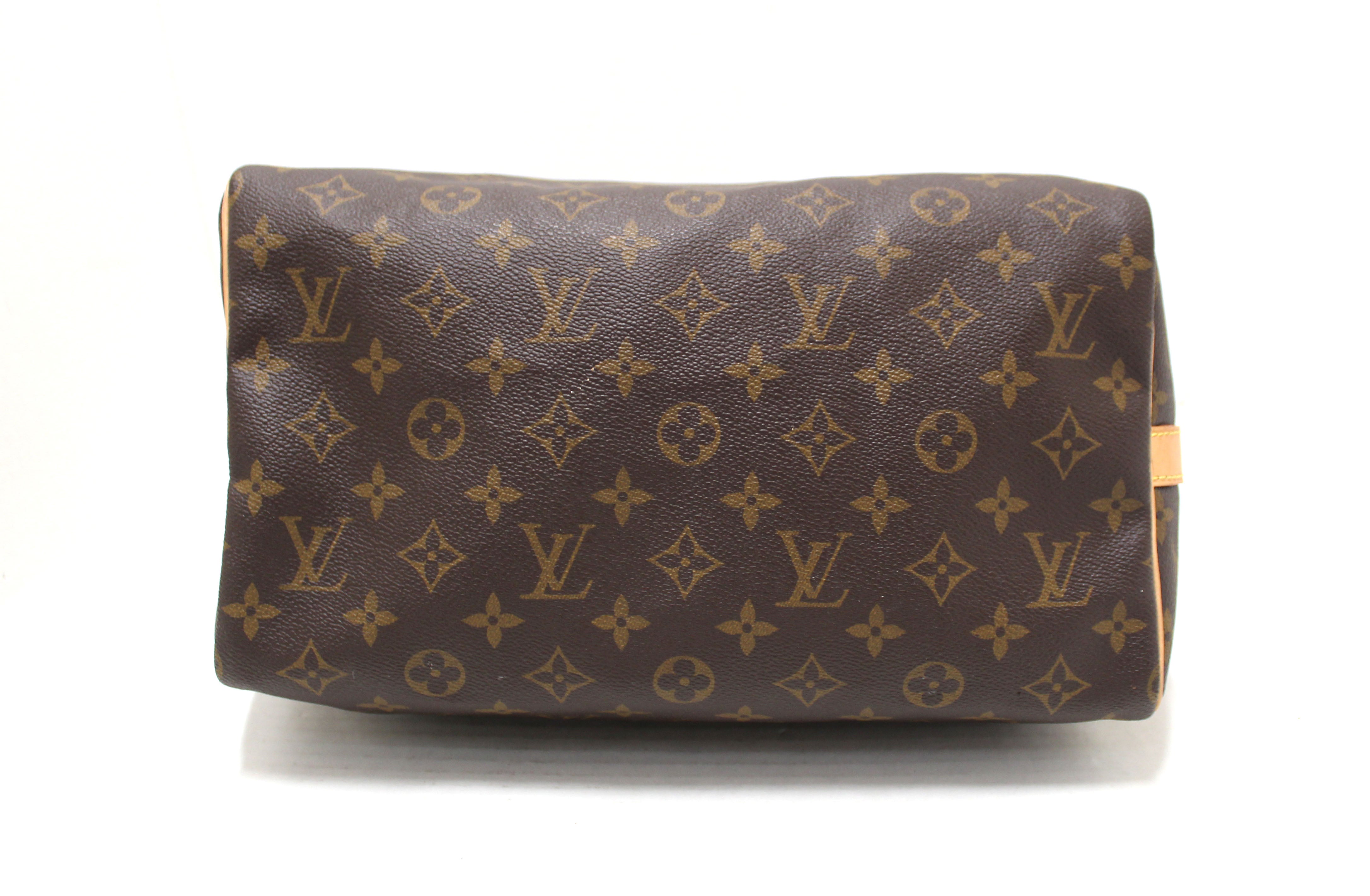 2799, Sac à main Louis Vuitton Speedy 30 Voyage en toile monogram