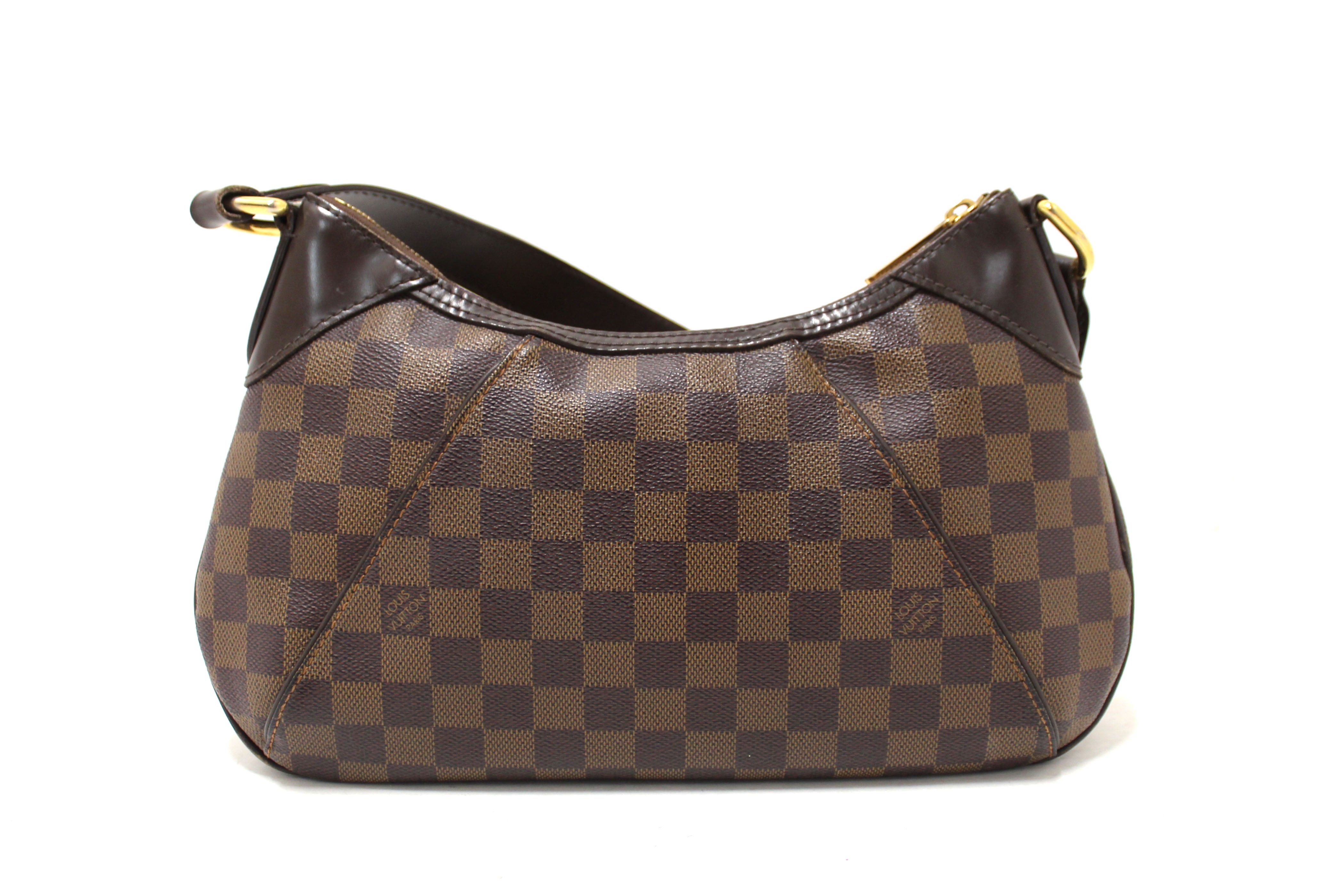 Authentic Louis Vuitton Damier Ebene Thames PM Shoulder Bag