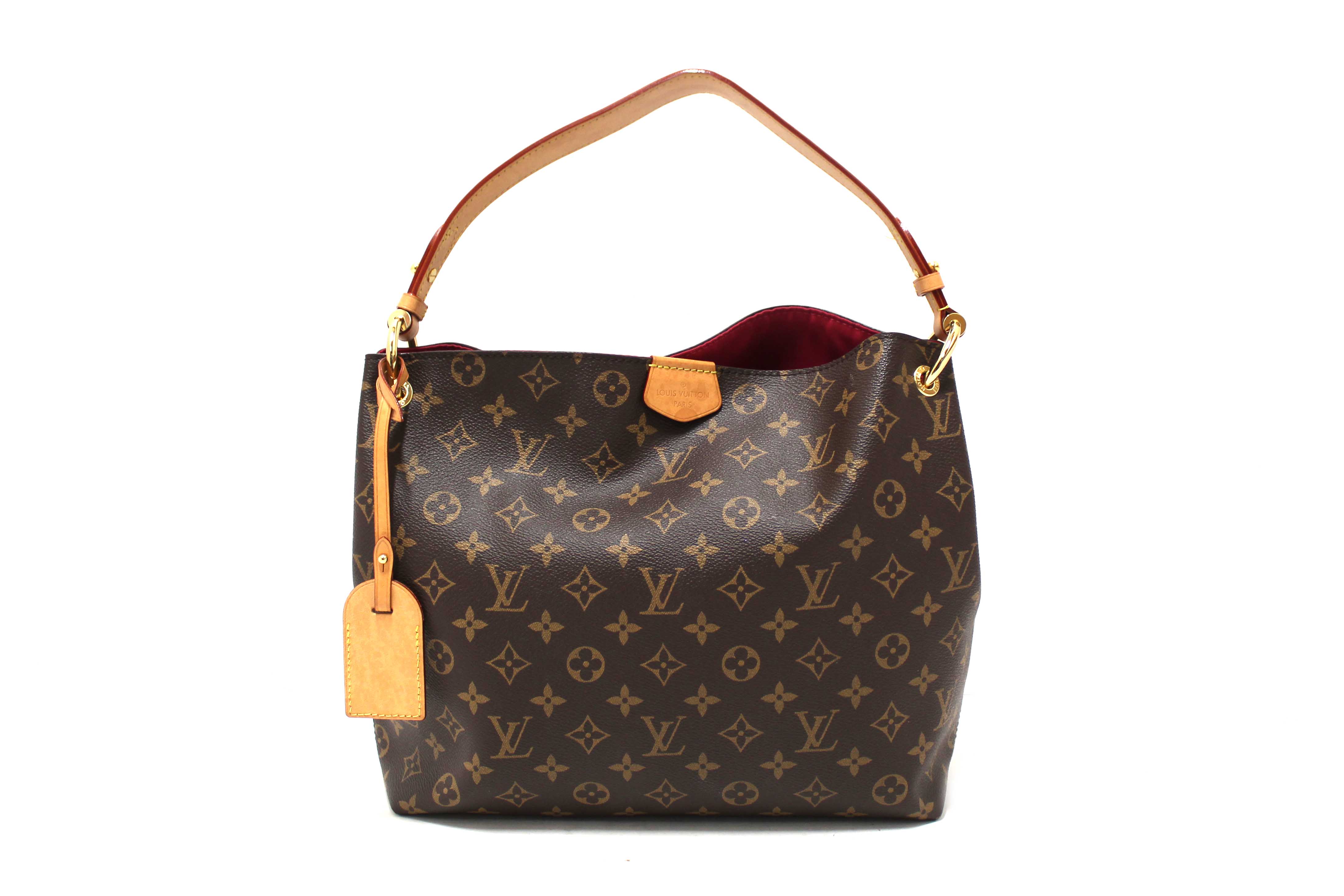 Authentic Louis Vuitton Classic Monogram Graceful PM Hobo Shoulder Bag