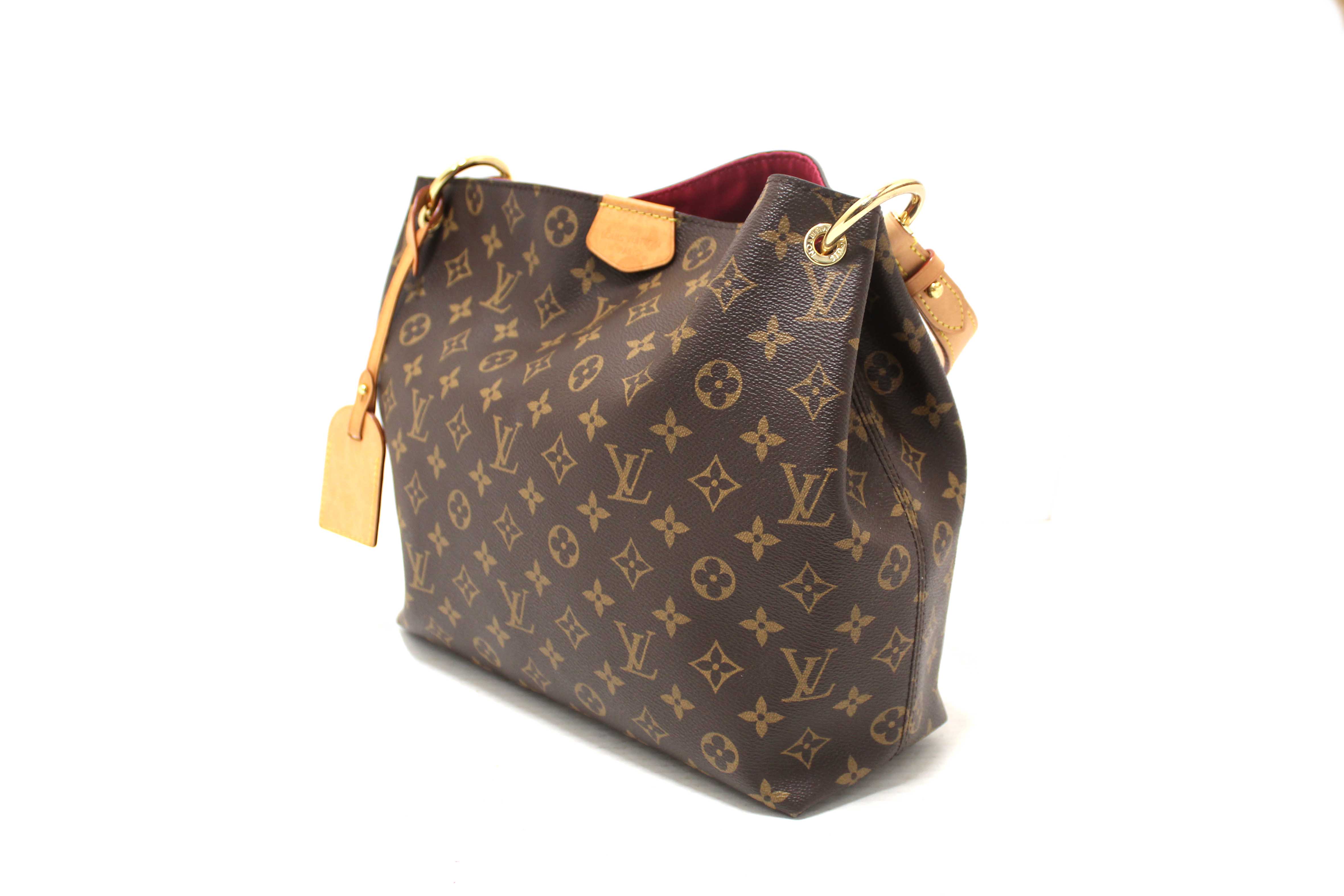 Authentic Louis Vuitton Classic Monogram Graceful PM Hobo Shoulder Bag