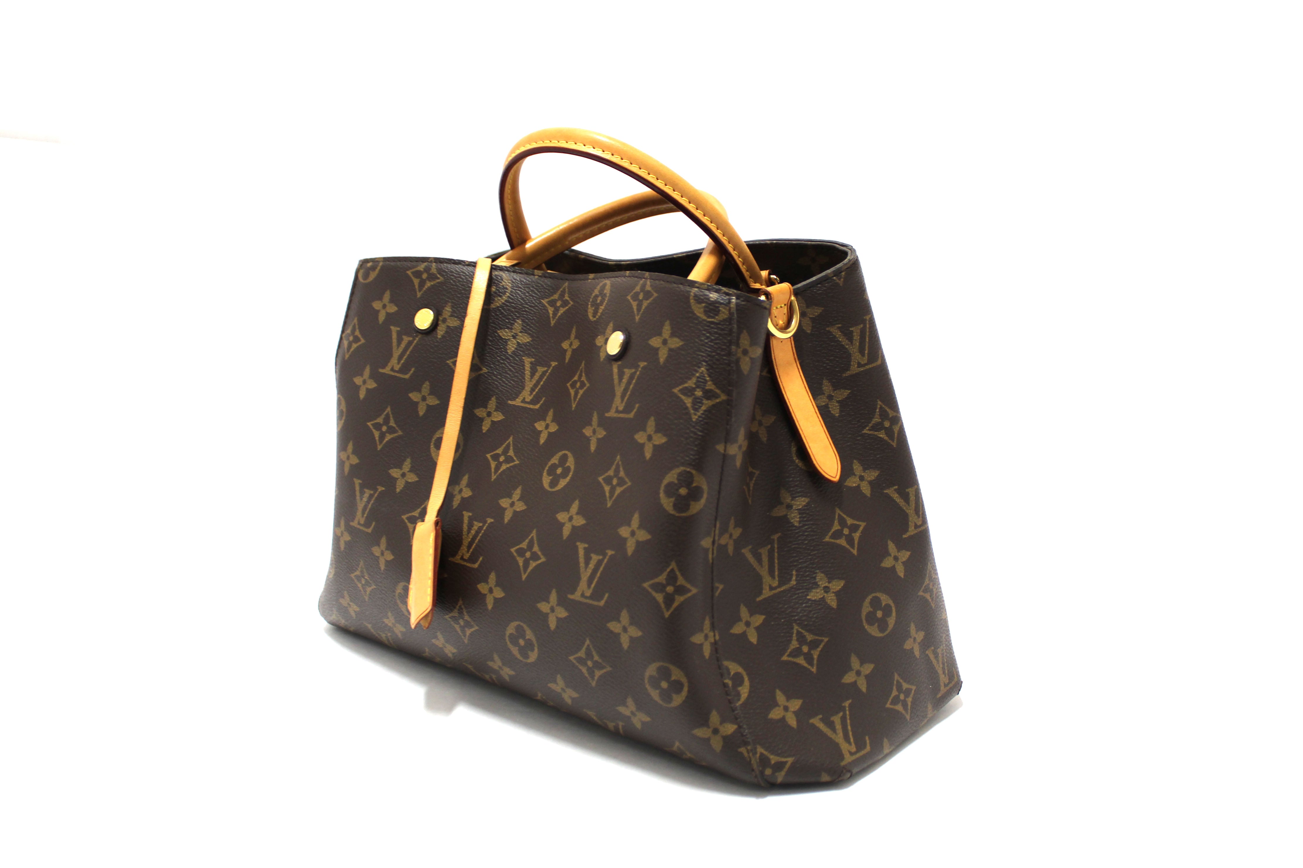 Authentic Louis Vuitton Classic Monogram Montaigne MM Handbag