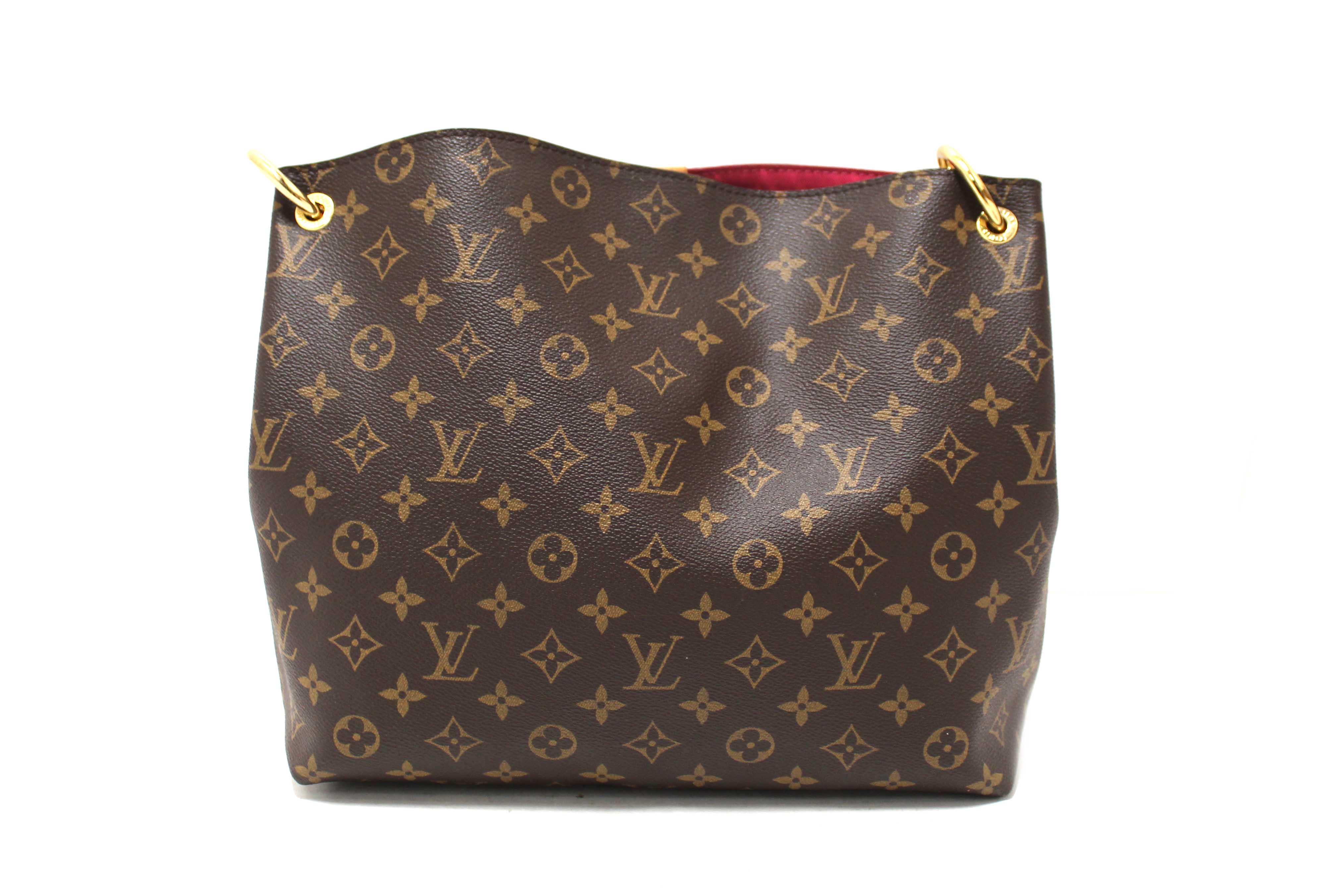 Authentic Louis Vuitton Classic Monogram Graceful PM Hobo Shoulder Bag