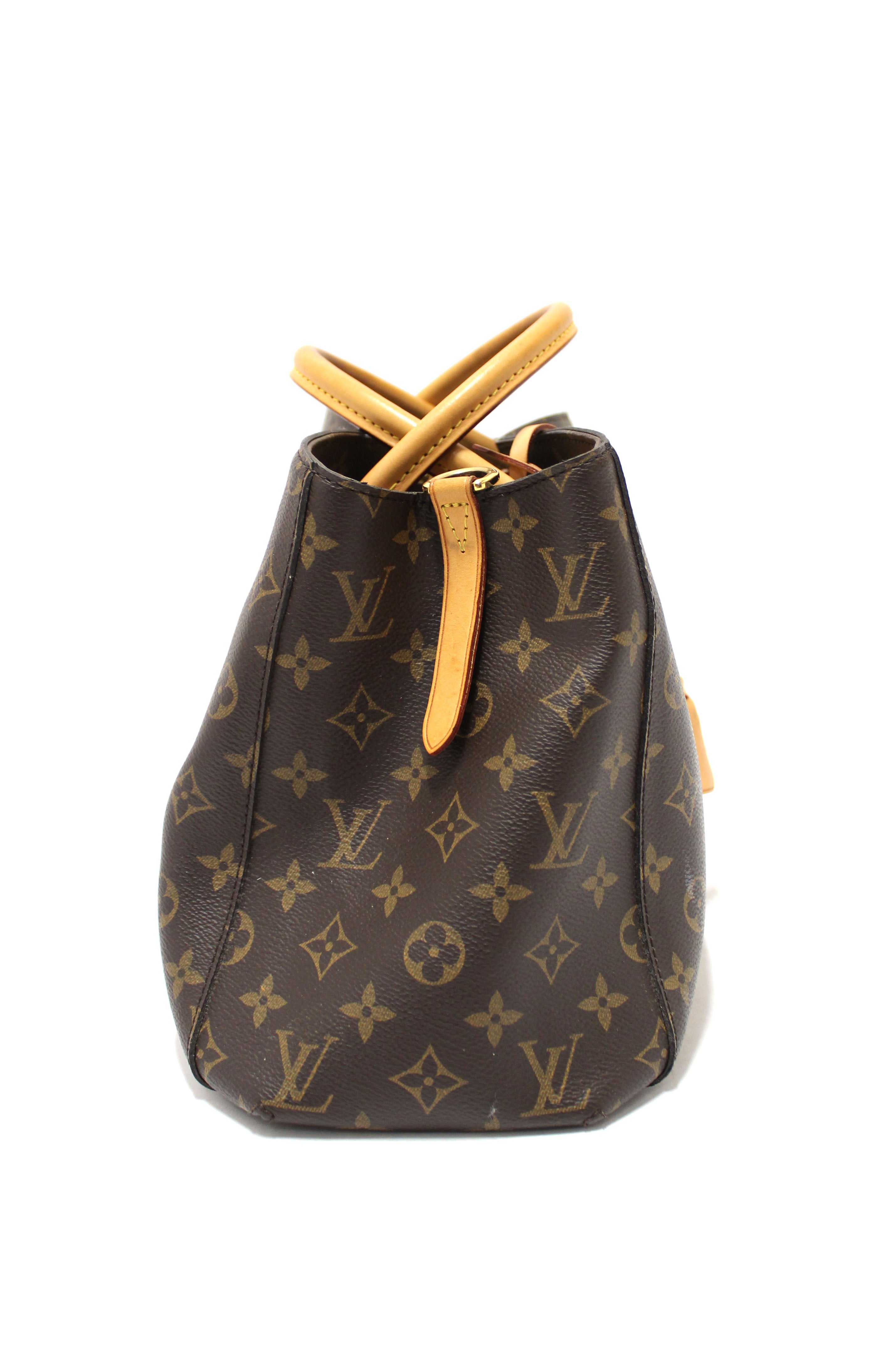 Authentic Louis Vuitton Classic Monogram Montaigne MM Handbag