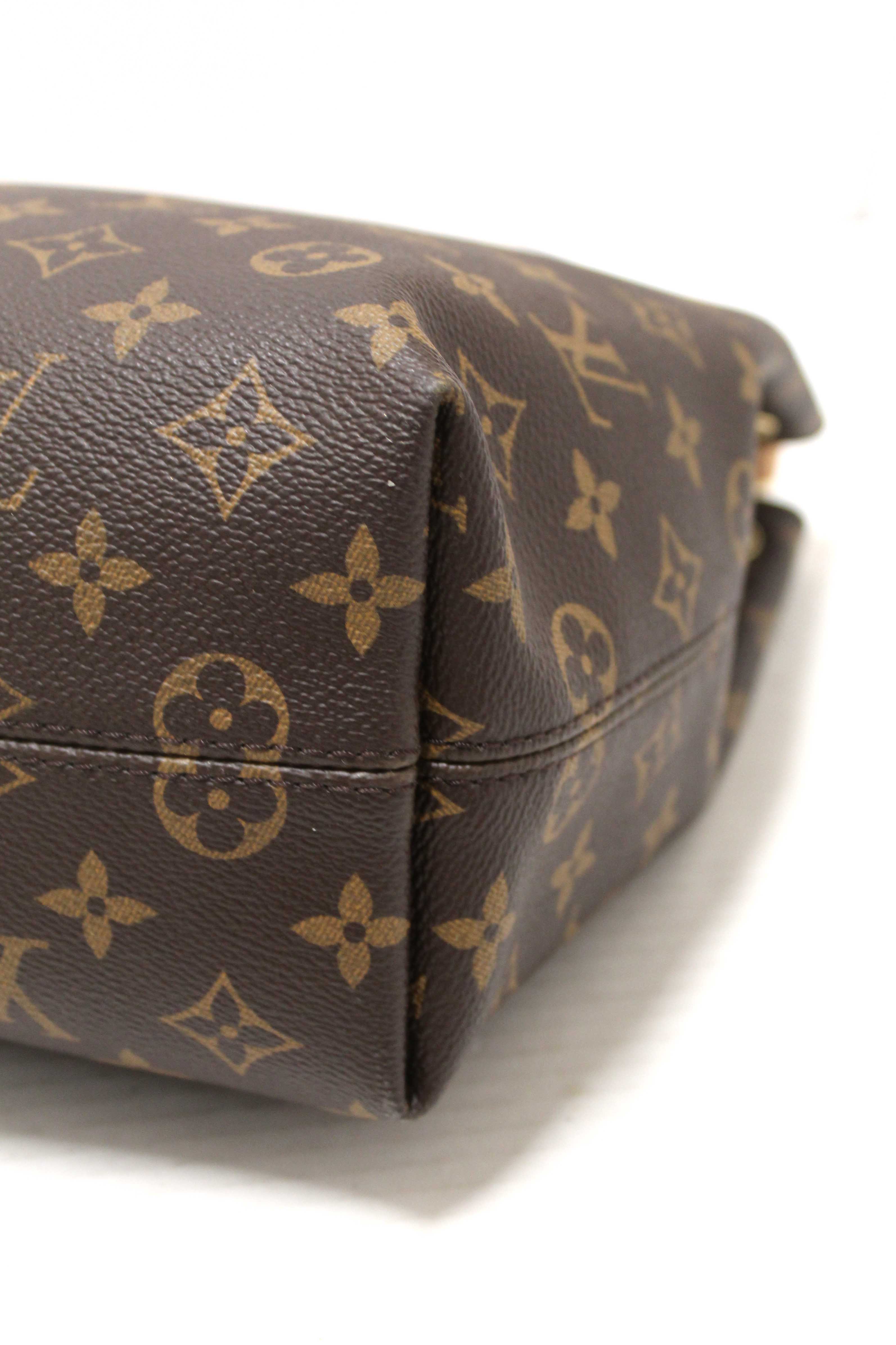 Authentic Louis Vuitton Classic Monogram Graceful PM Hobo Shoulder Bag