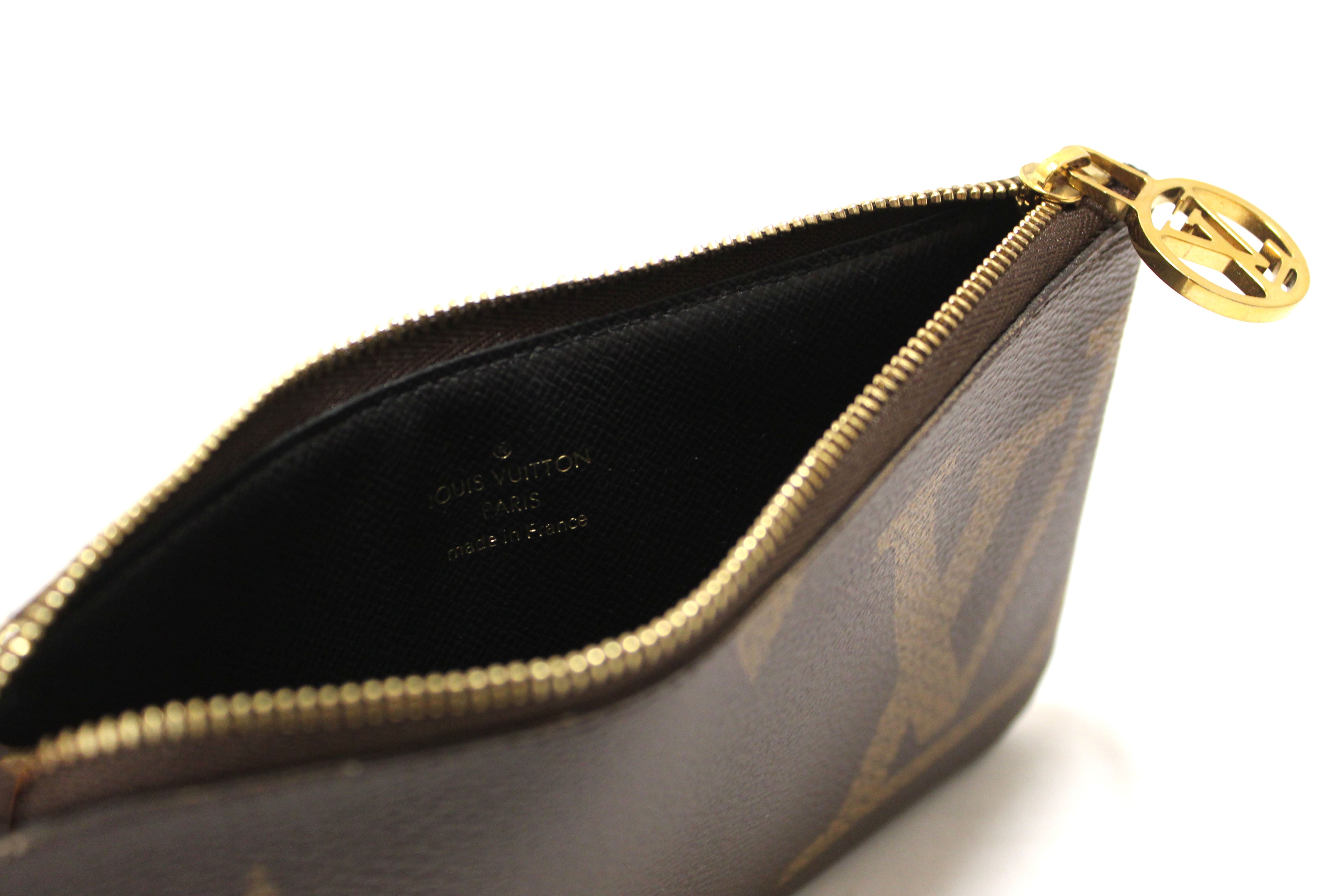 Authentic Louis Vuitton Monogram Giant/Monogram Reverse Canvas Trio Pouch