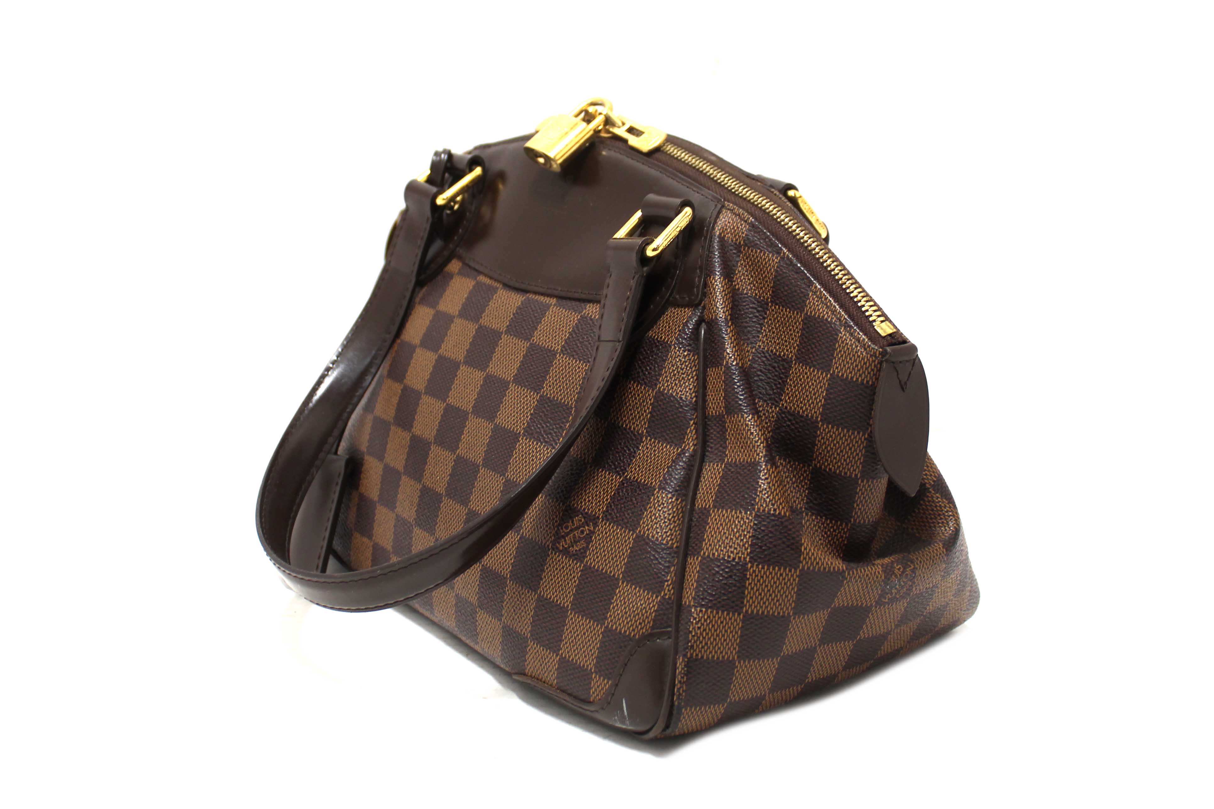 Authentic Louis Vuitton Damier Ebene Verona PM Handbag