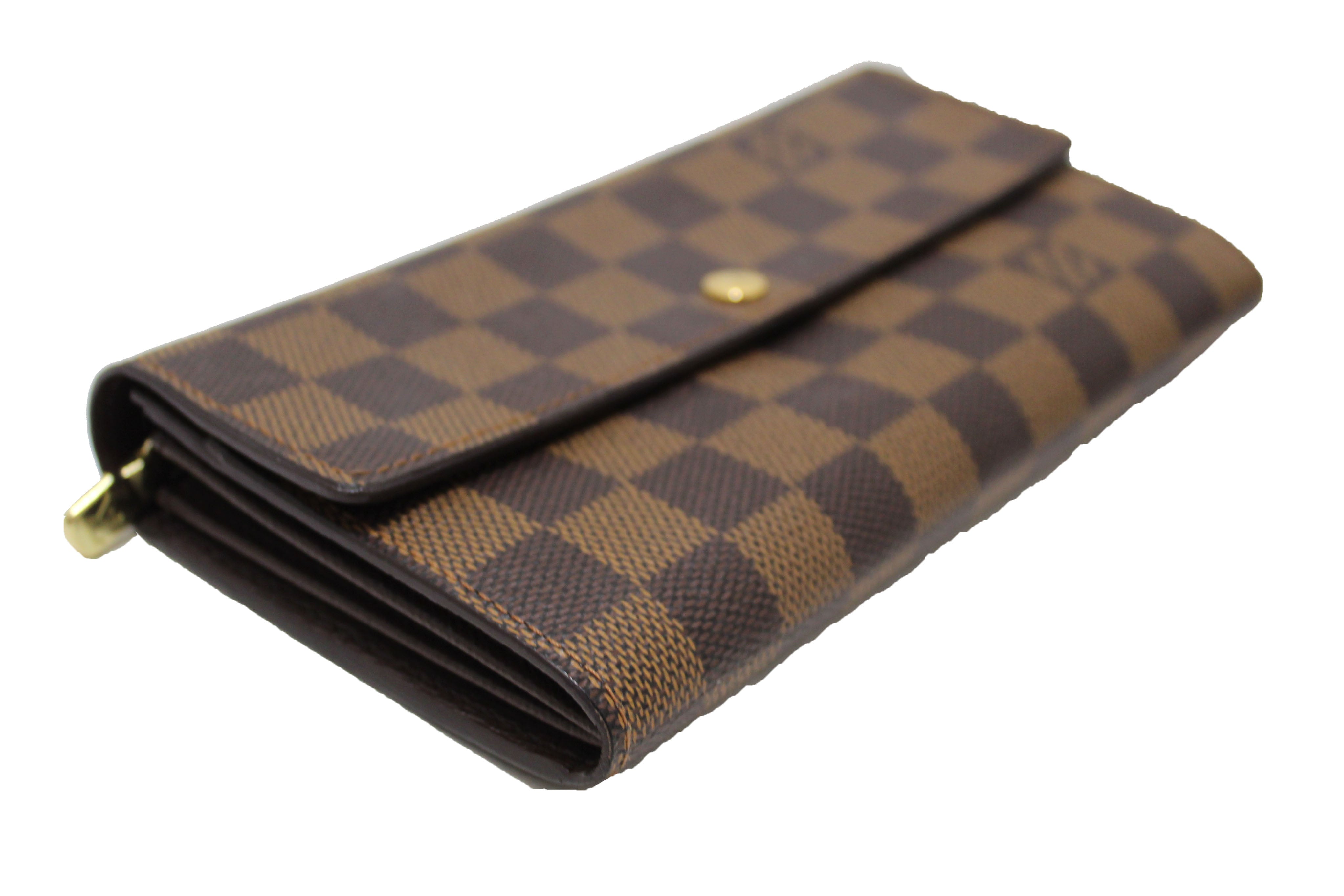 Sarah Wallet Damier Ebène Canvas - Wallets and Small Leather Goods