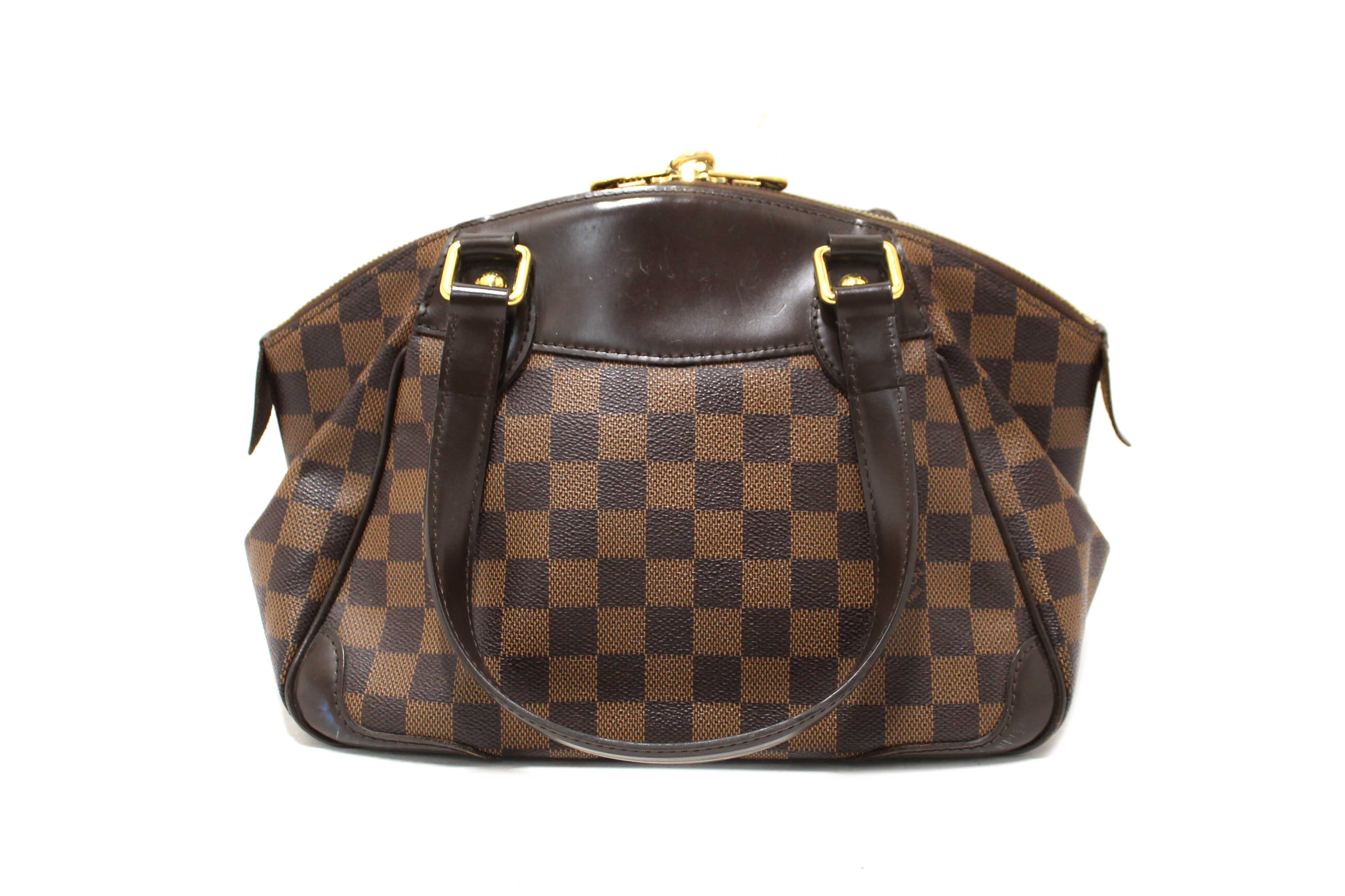 Authentic Louis Vuitton Damier Ebene Verona PM Handbag
