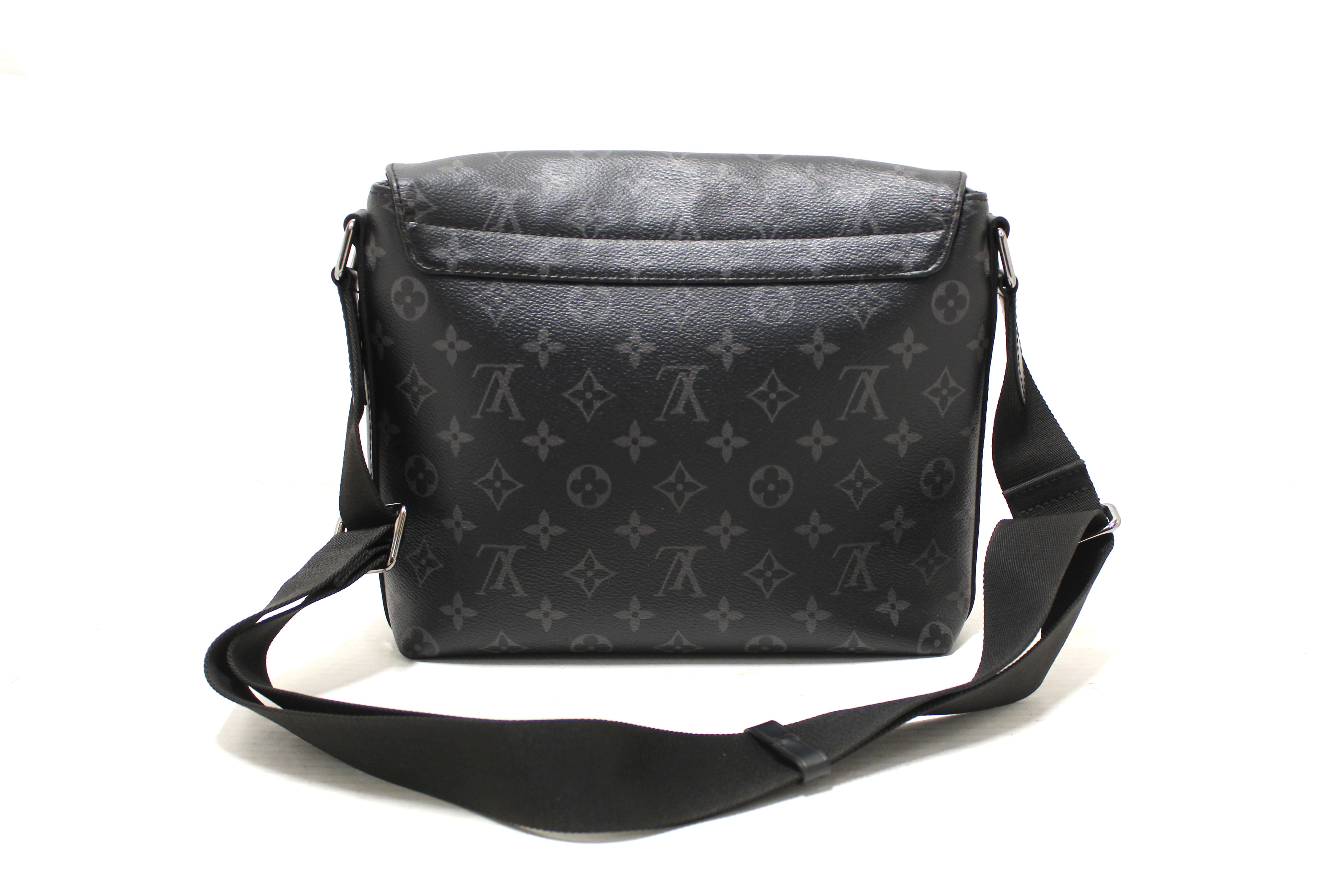 Authentic Louis Vuitton Monogram Eclipse District PM Messenger Bag