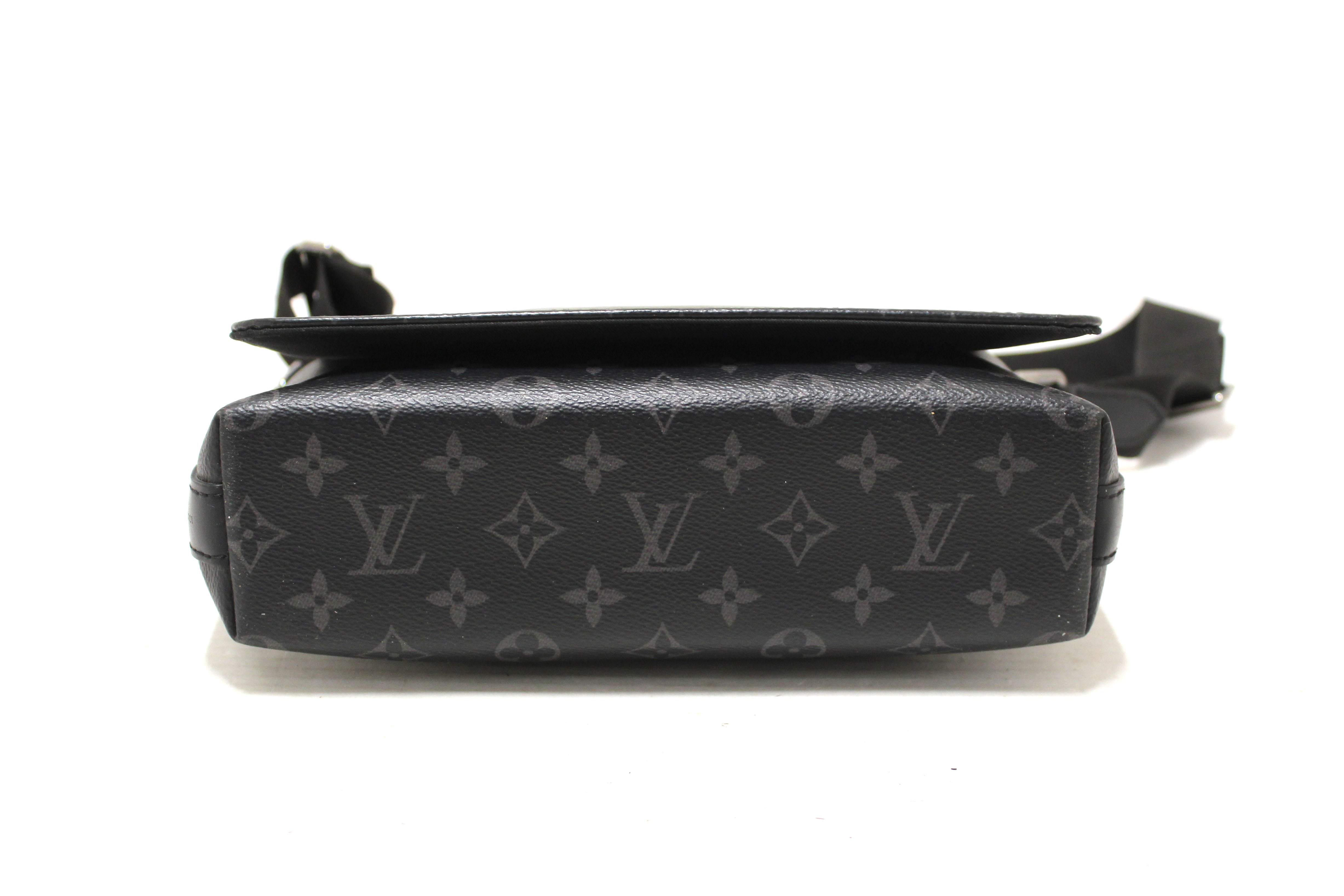 Authentic Louis Vuitton Monogram Eclipse District PM Messenger Bag