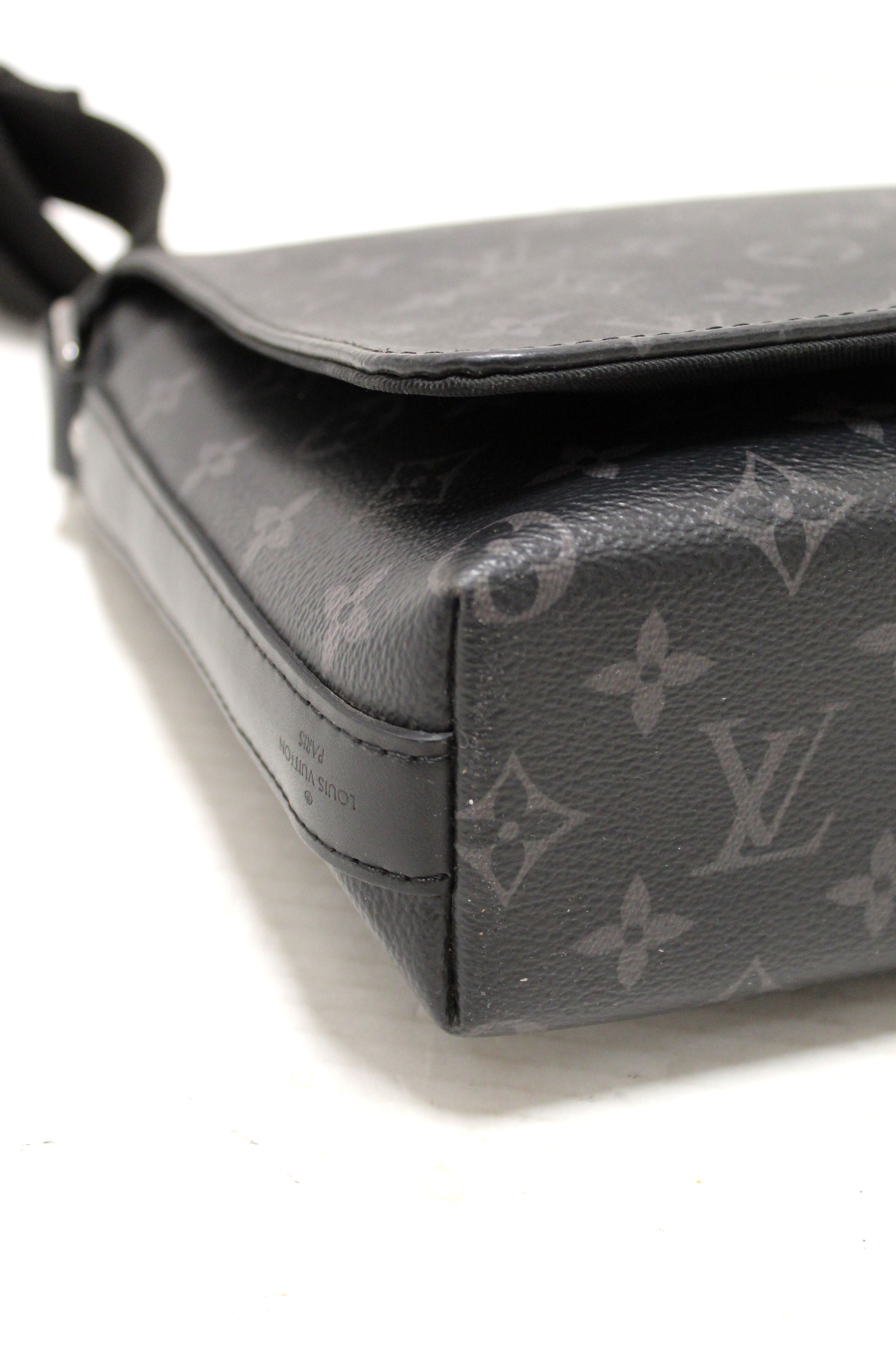 Authentic Louis Vuitton Monogram Eclipse District PM Messenger Bag