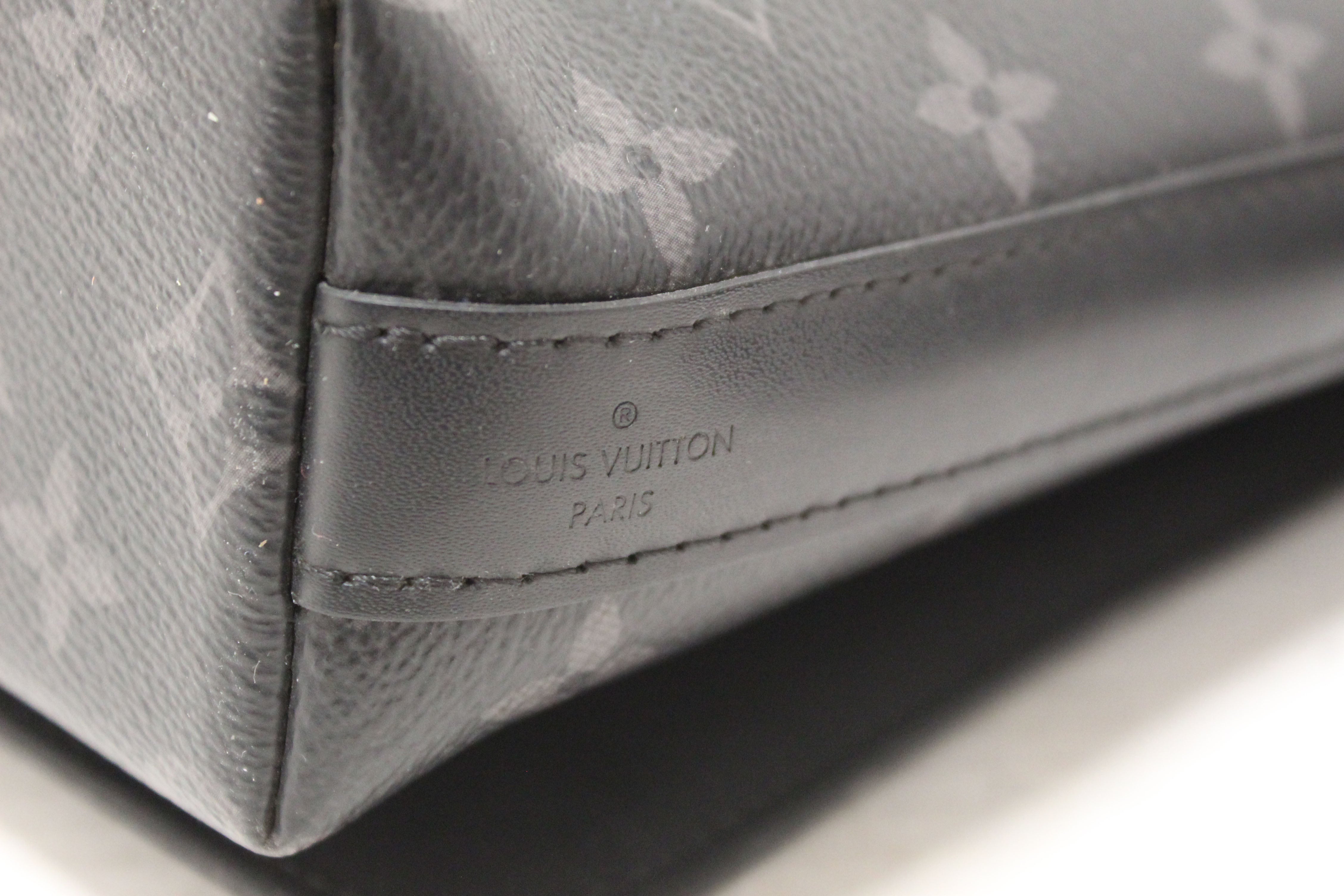 Authentic Louis Vuitton Monogram Eclipse District PM Messenger Bag