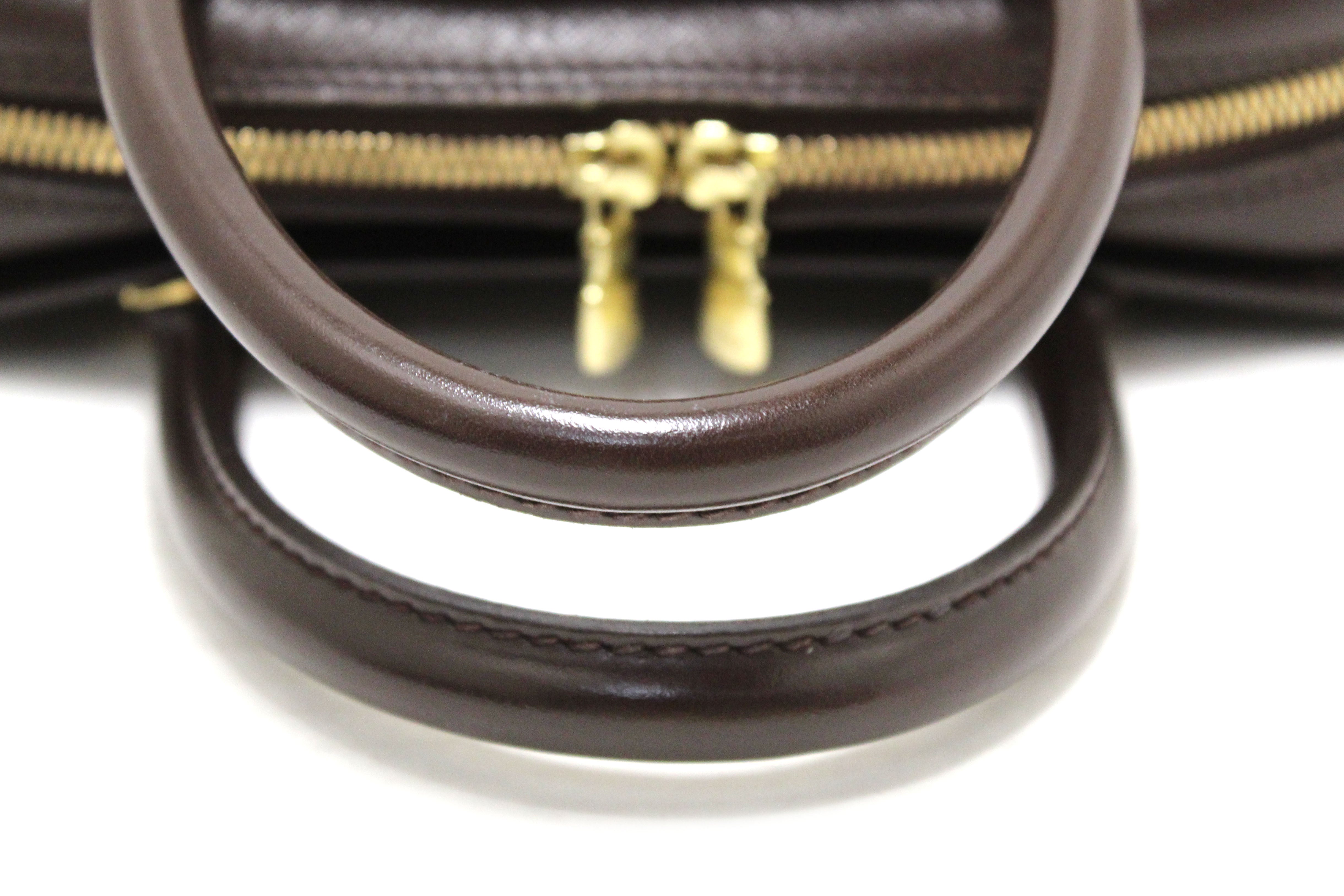 Louis Vuitton Damier Ebene Triana Bag w/ Strap - Brown Satchels, Handbags -  LOU86551