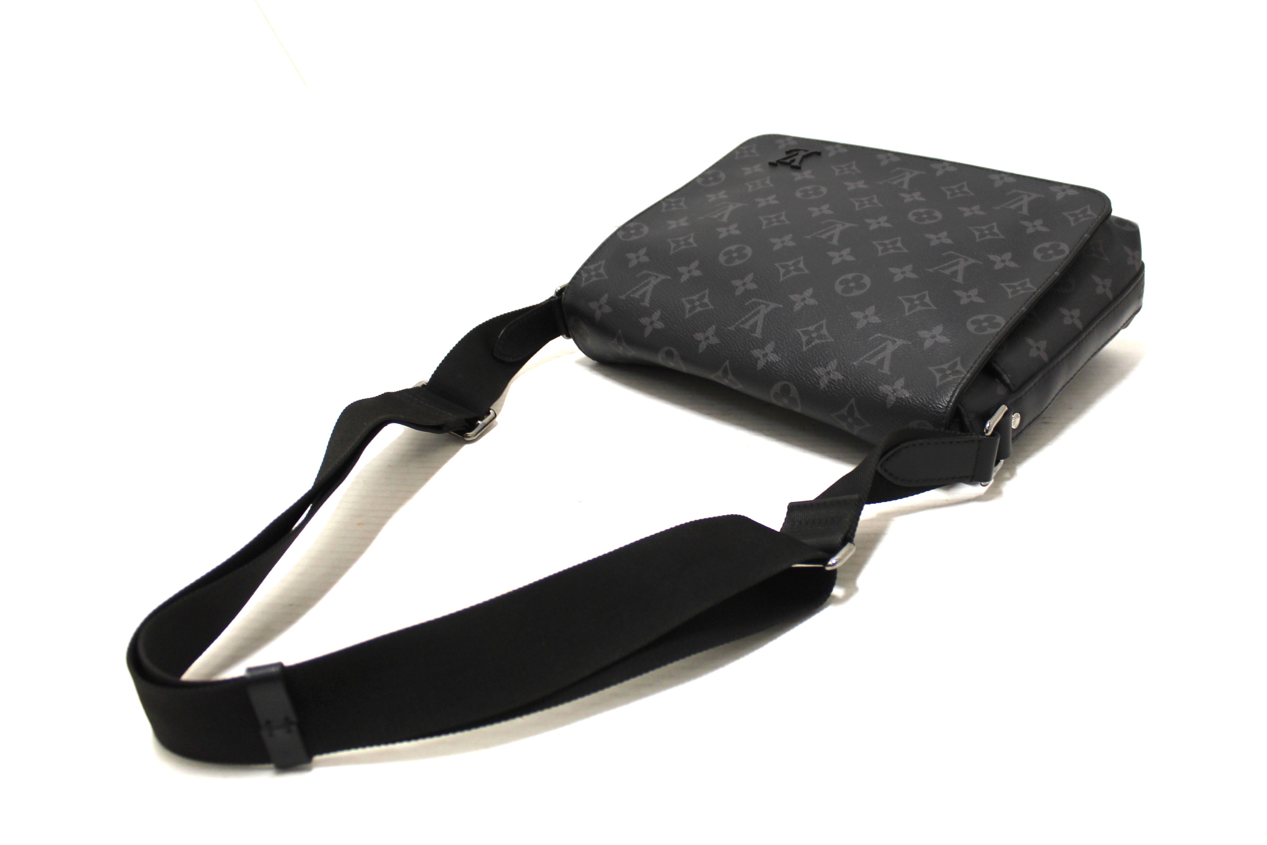 Authentic Louis Vuitton Monogram Eclipse District PM Messenger Bag
