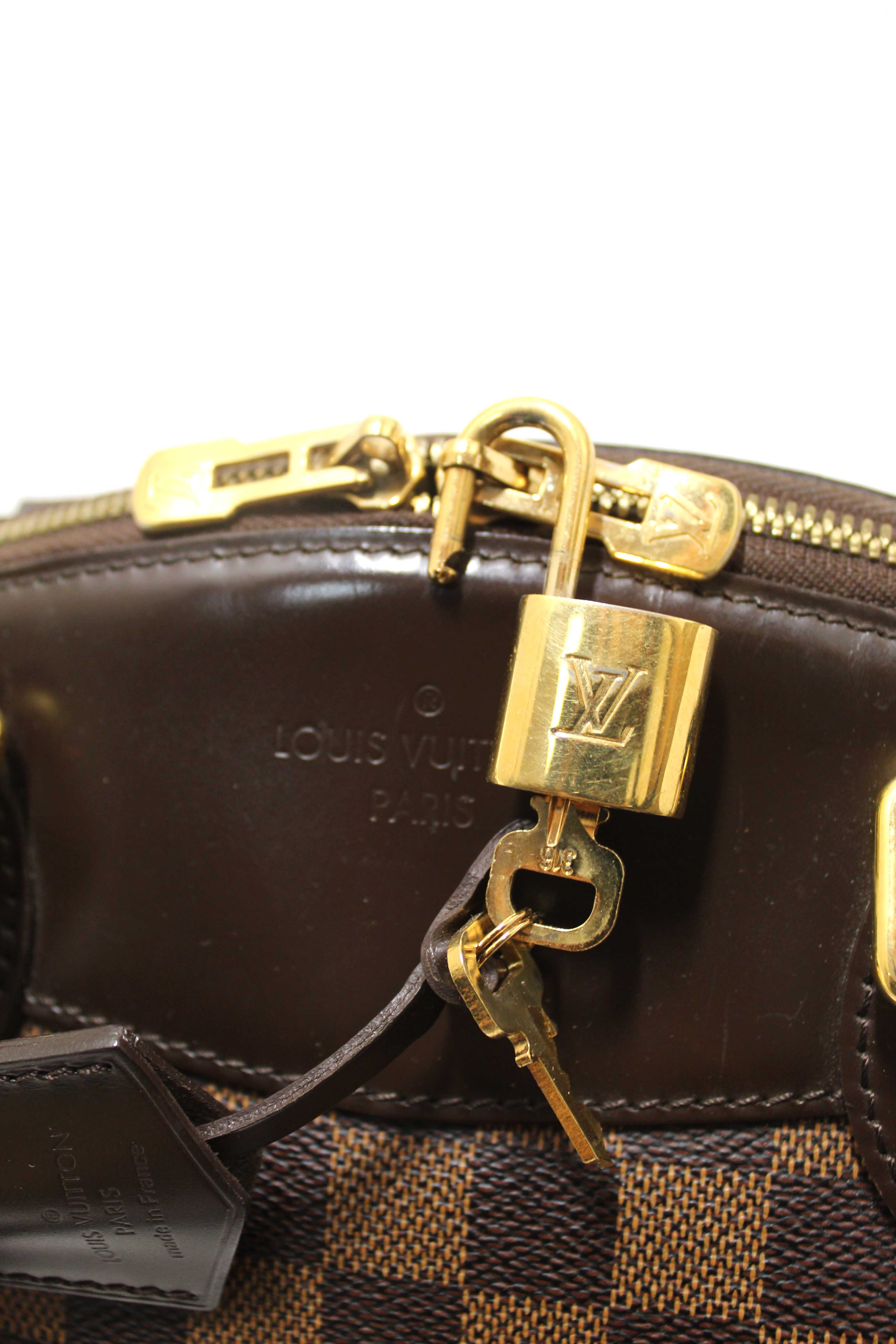 Authentic Louis Vuitton Damier Ebene Verona PM Handbag