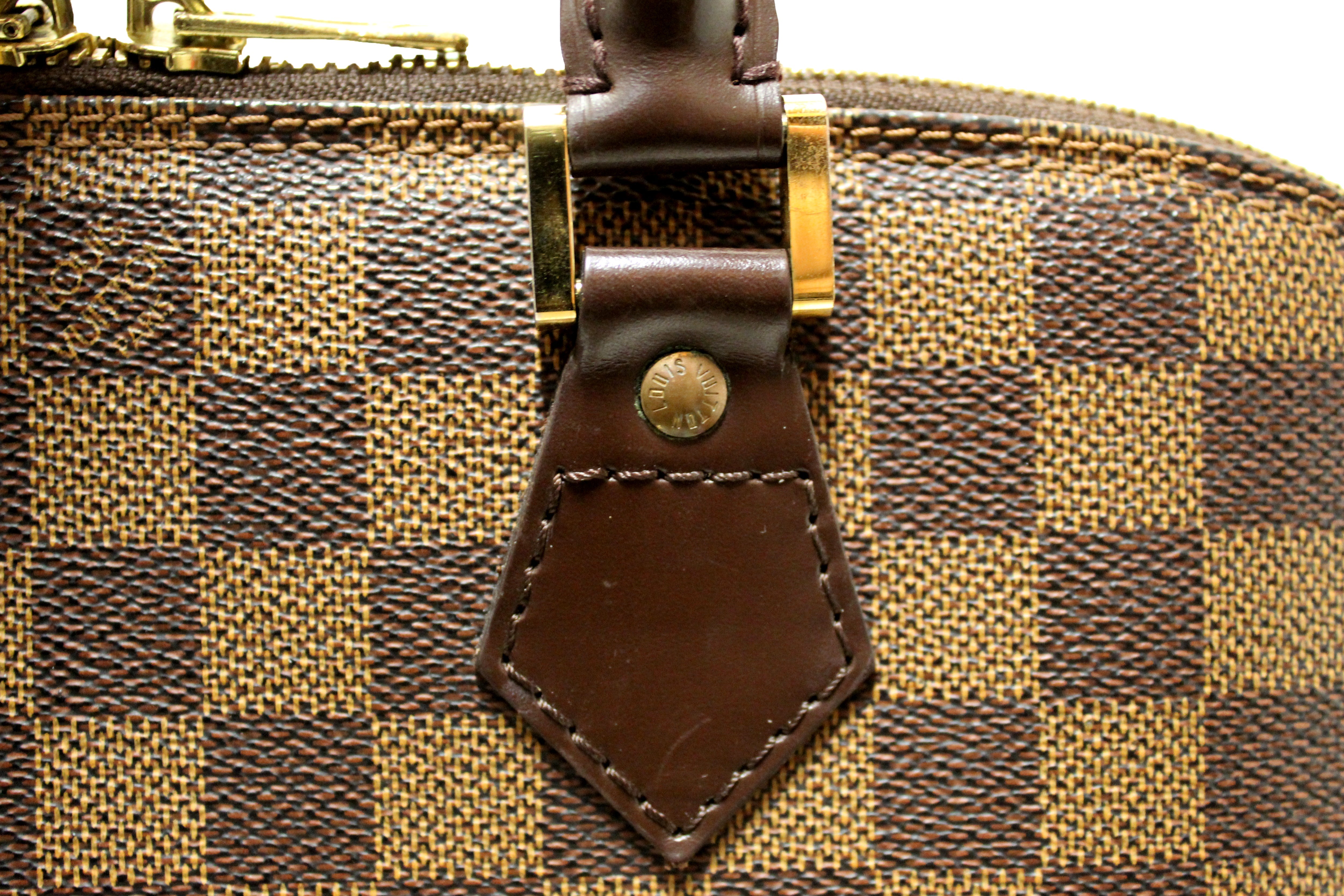 Louis Vuitton Vintage - Damier Ebene Alma PM Bag - Brown - Leather Handbag  - Luxury High Quality - Avvenice